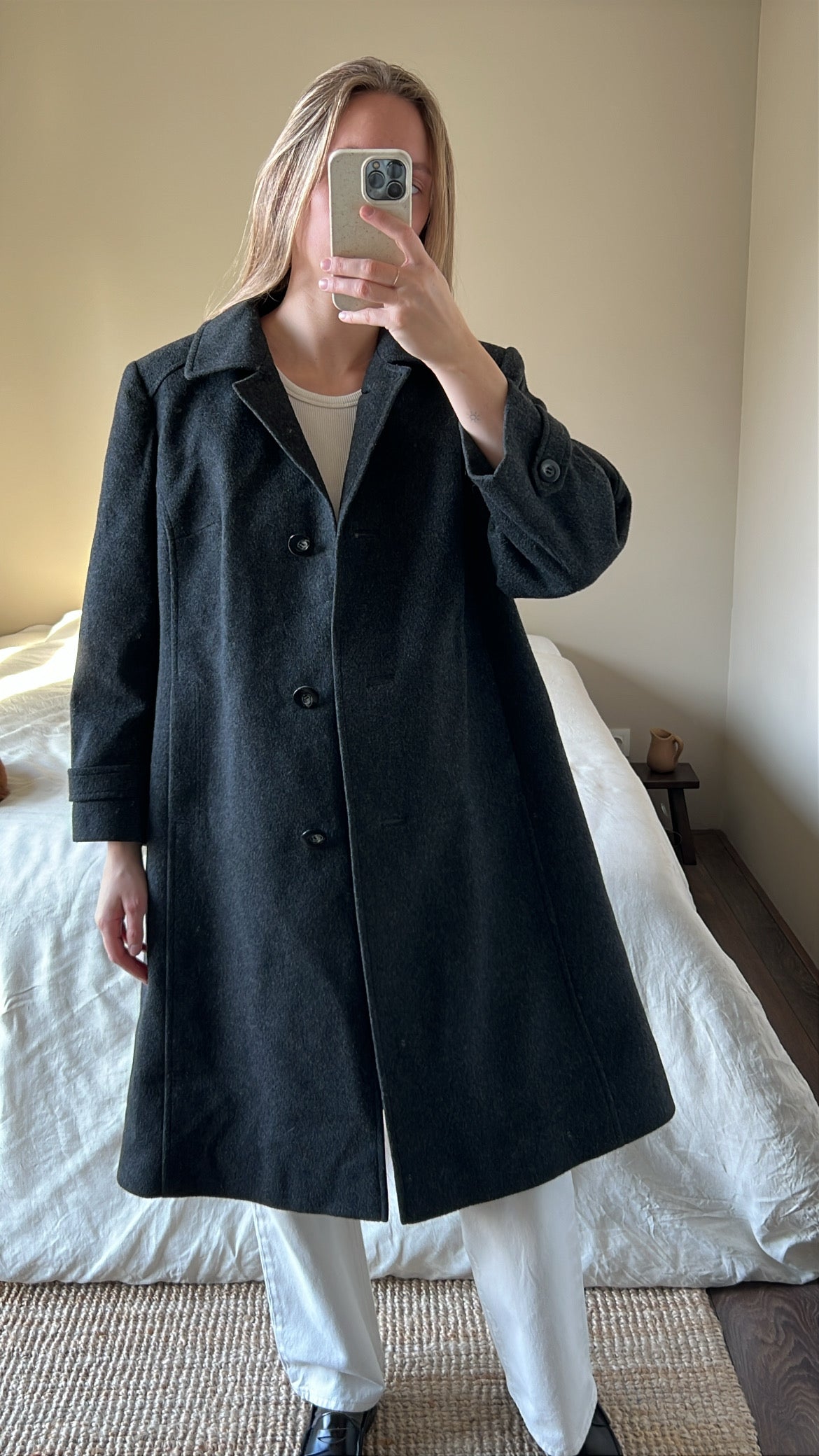 Vintage woolen overcoat