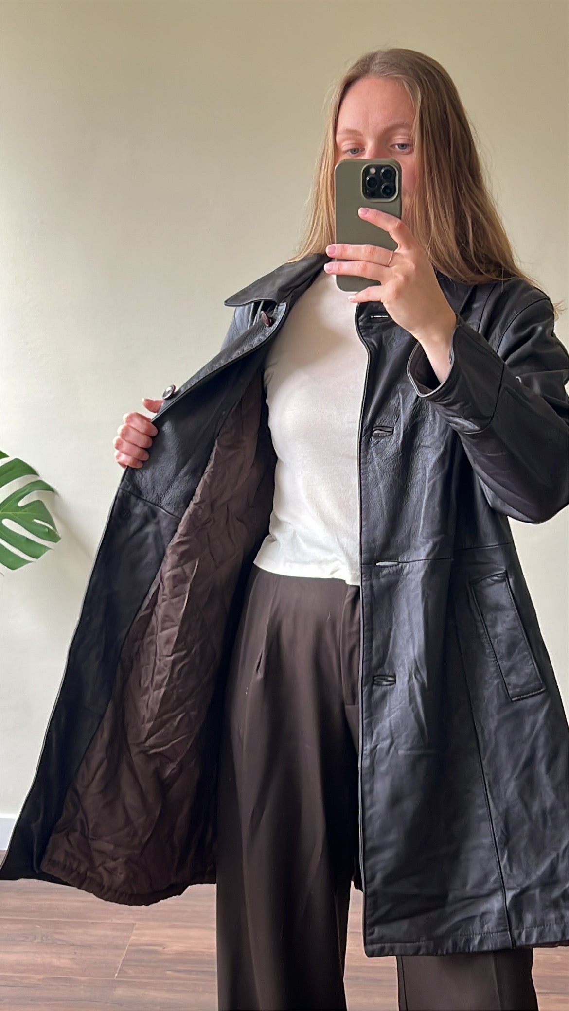 Vintage leather jacket