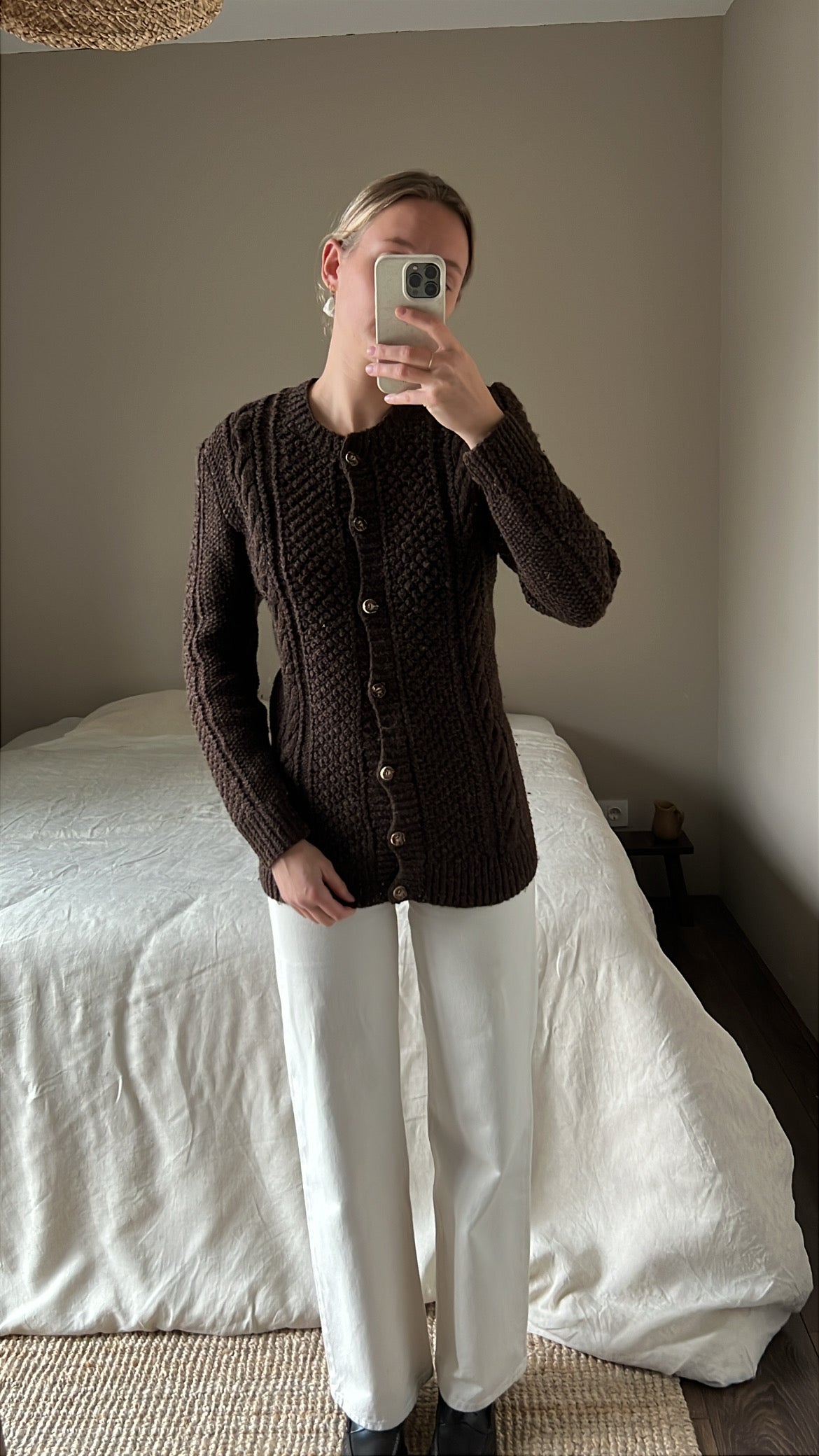 Woolen cardigan