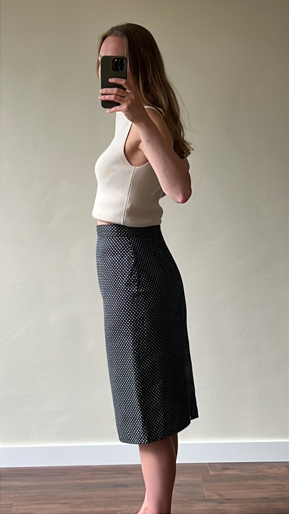 Vintage skirt with dots