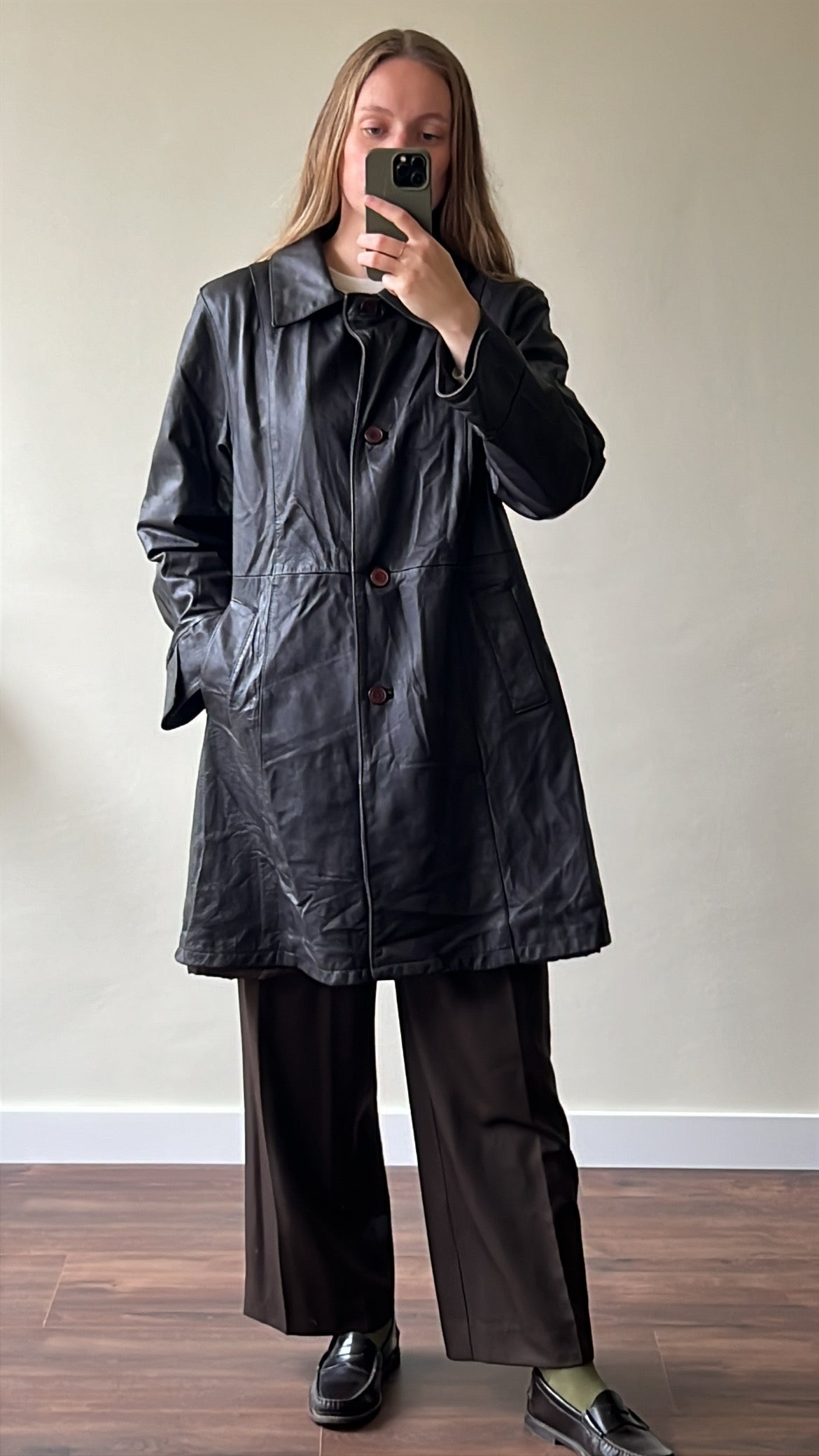 Vintage leather jacket