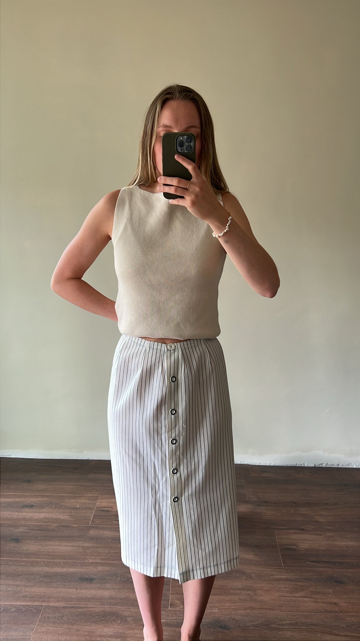 Striped skirt