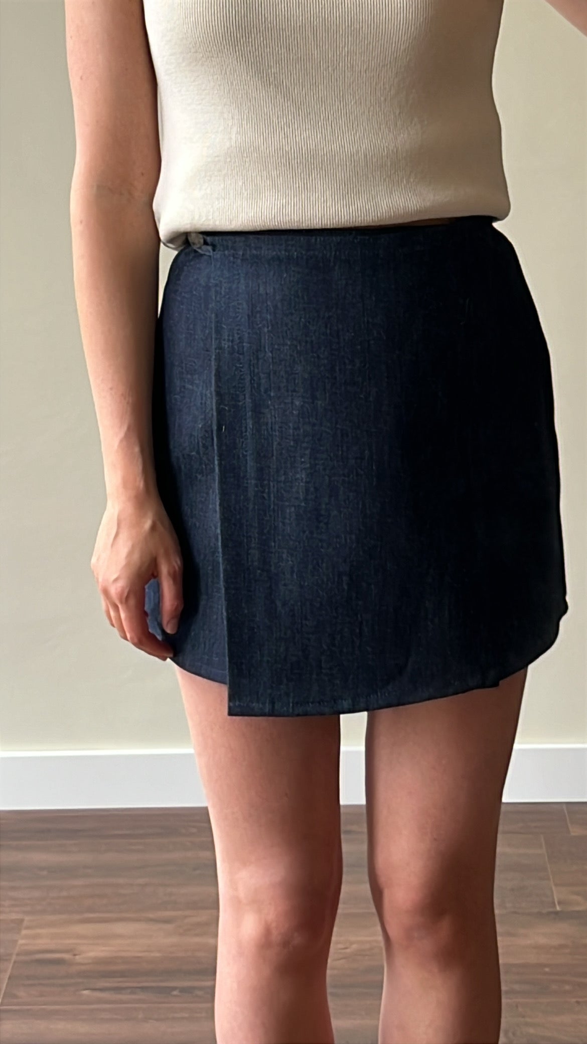 Vintage denim skirt