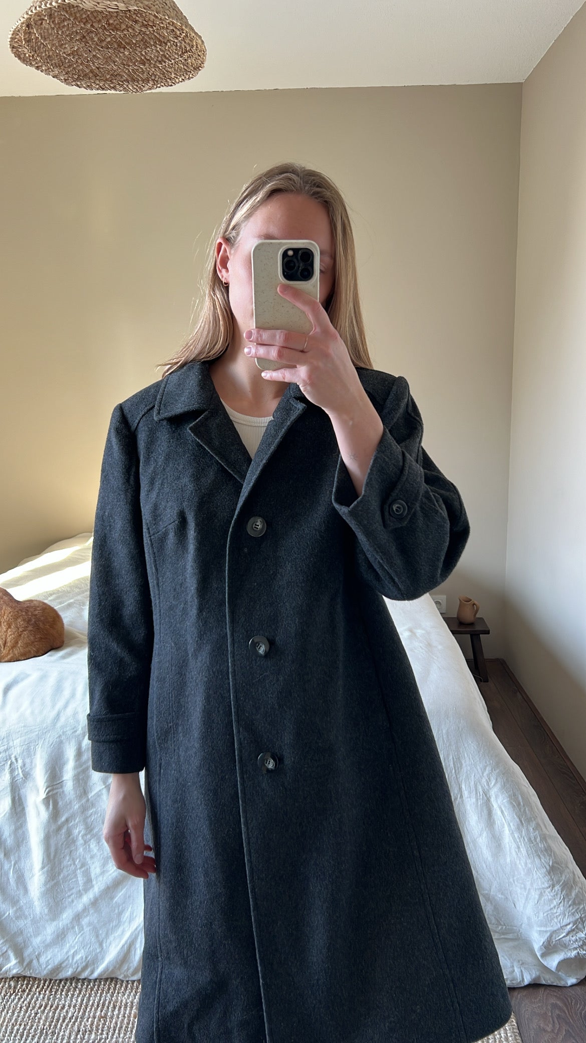 Vintage woolen overcoat