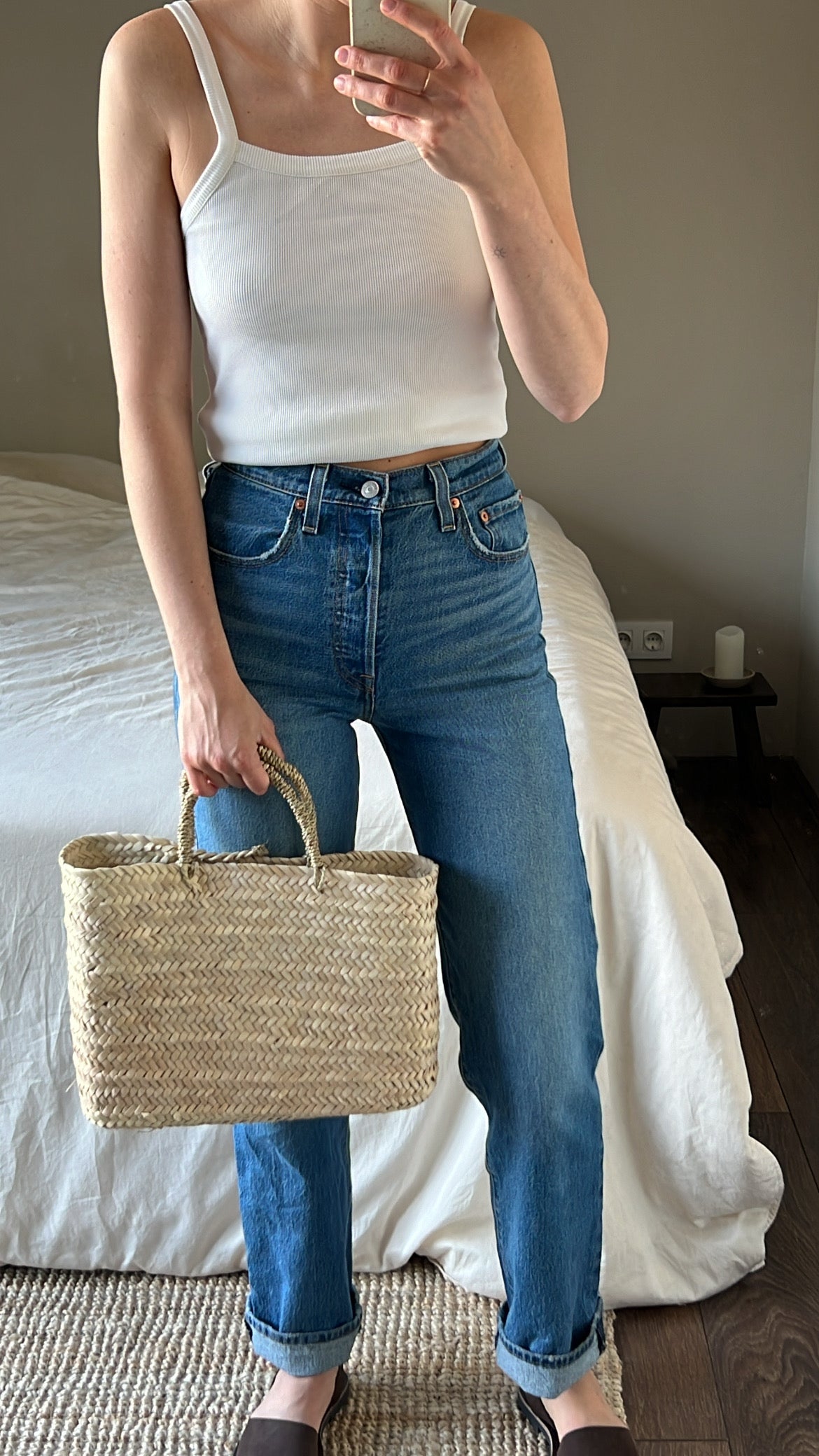 Straw bag Paris