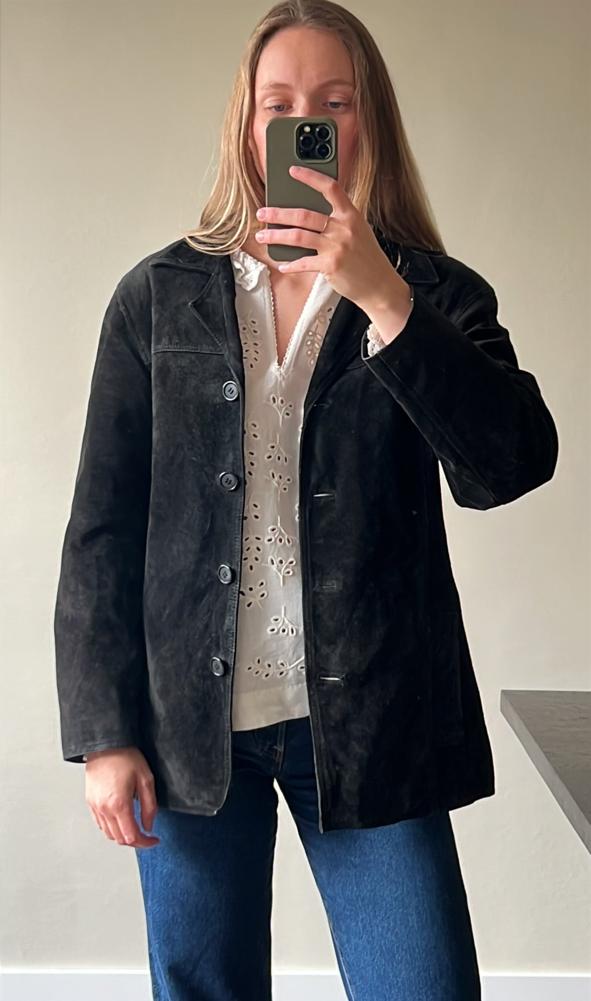 Vintage suede jacket