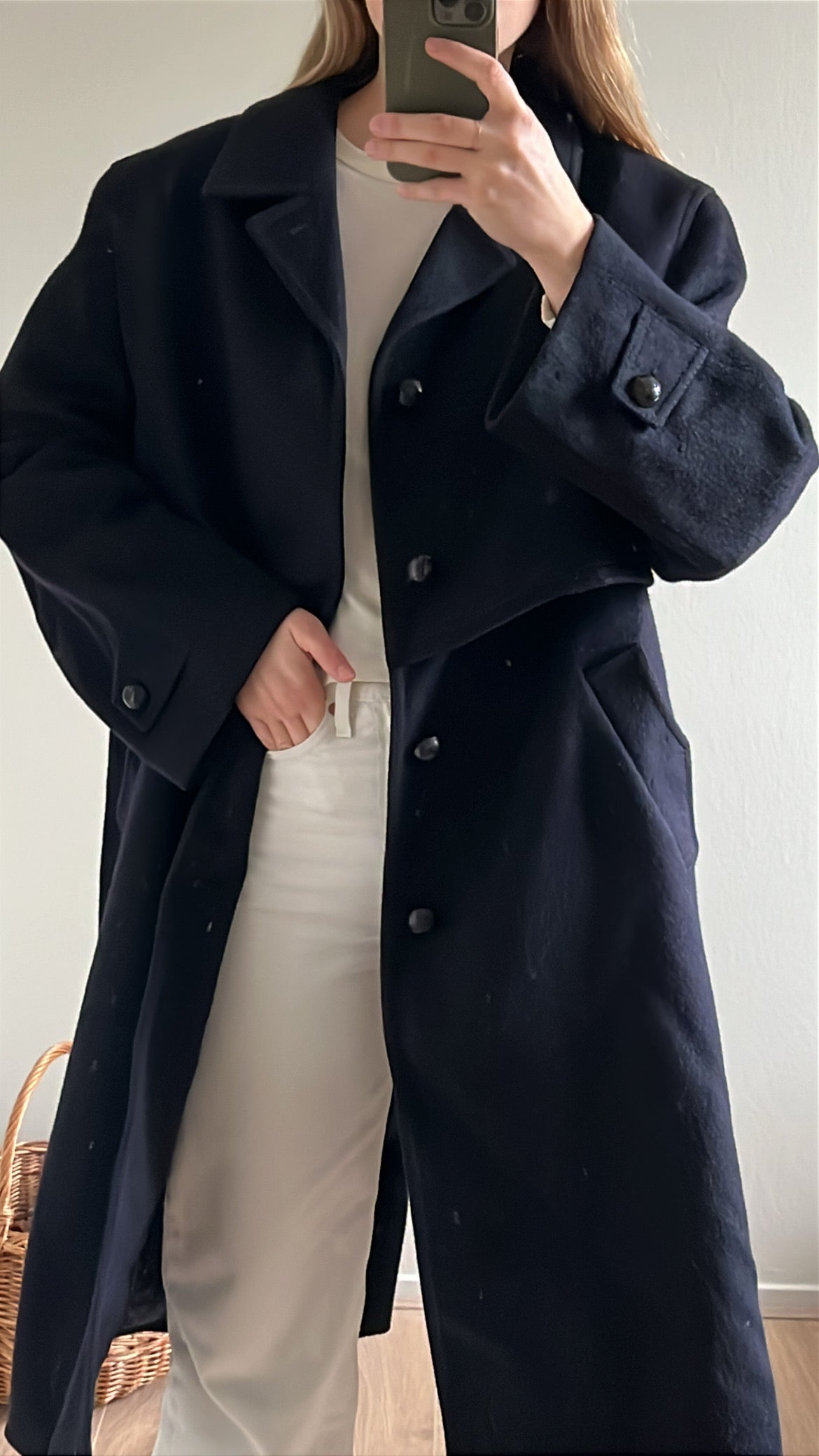 vintage woolen car coat