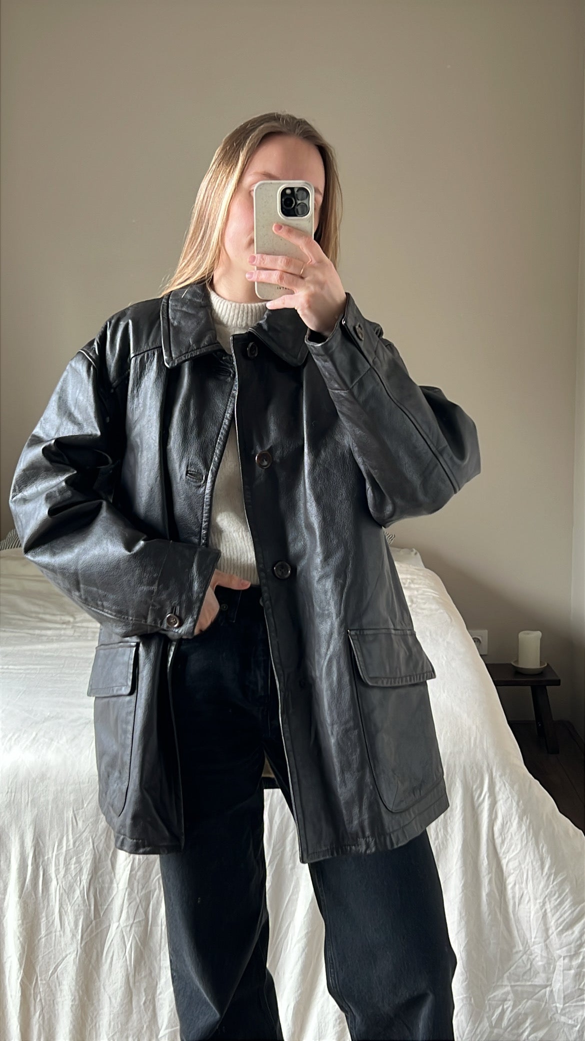 Leather jacket