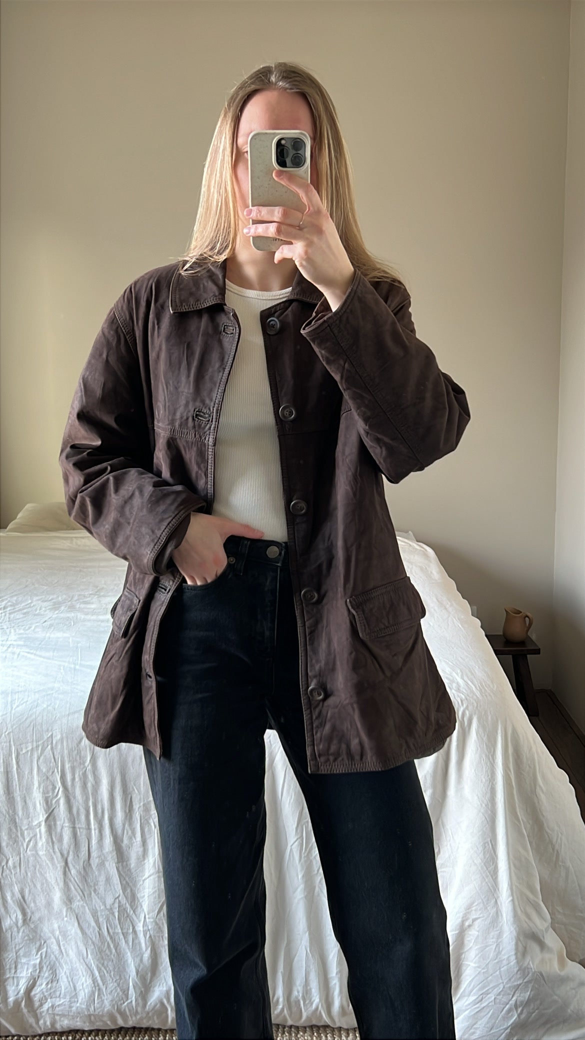 Vintage leather jacket