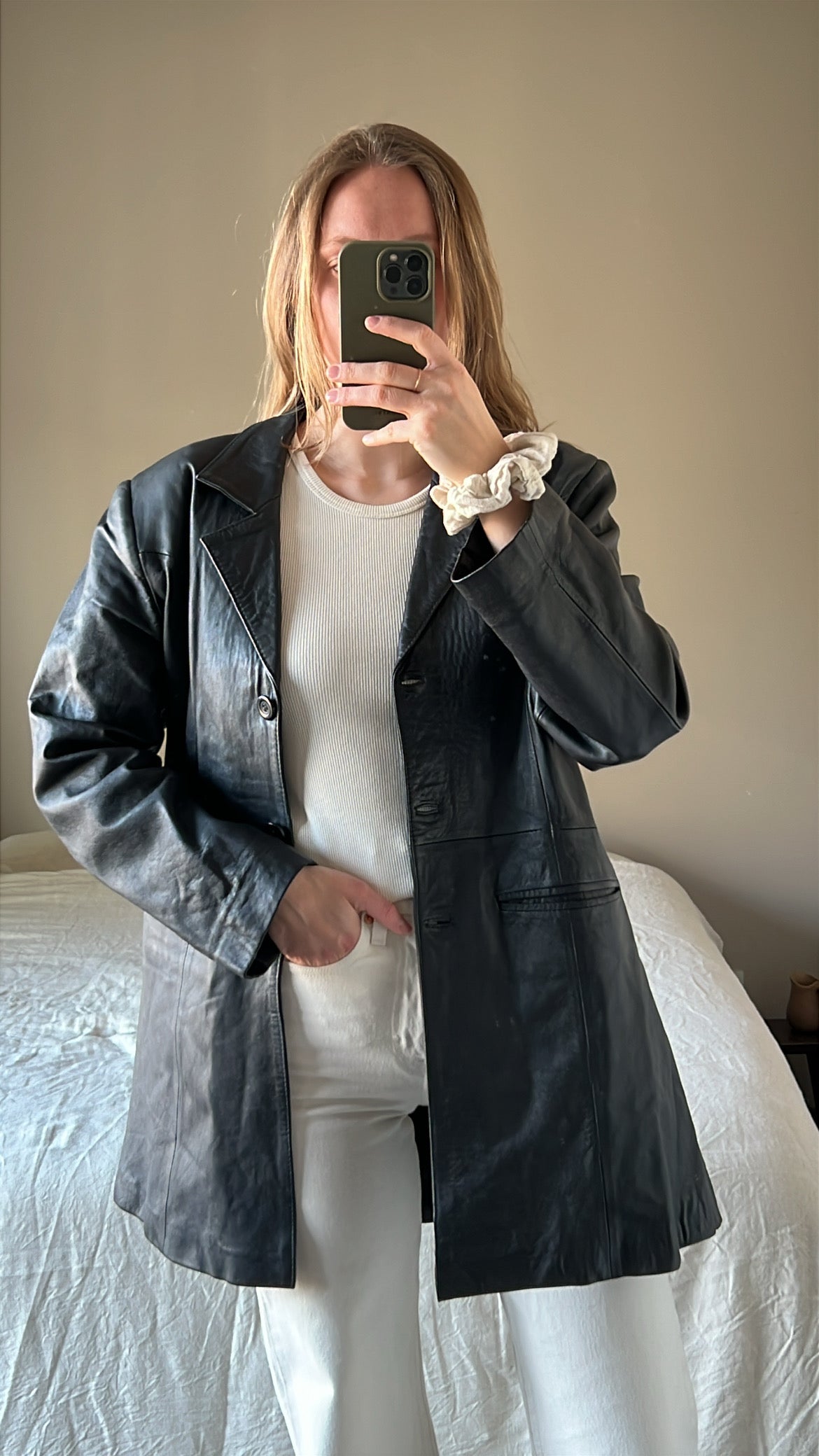 Vintage leather jacket
