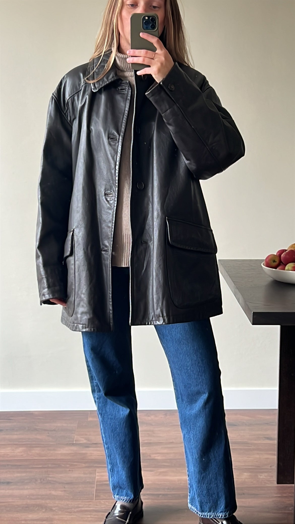 Vintage leather jacket