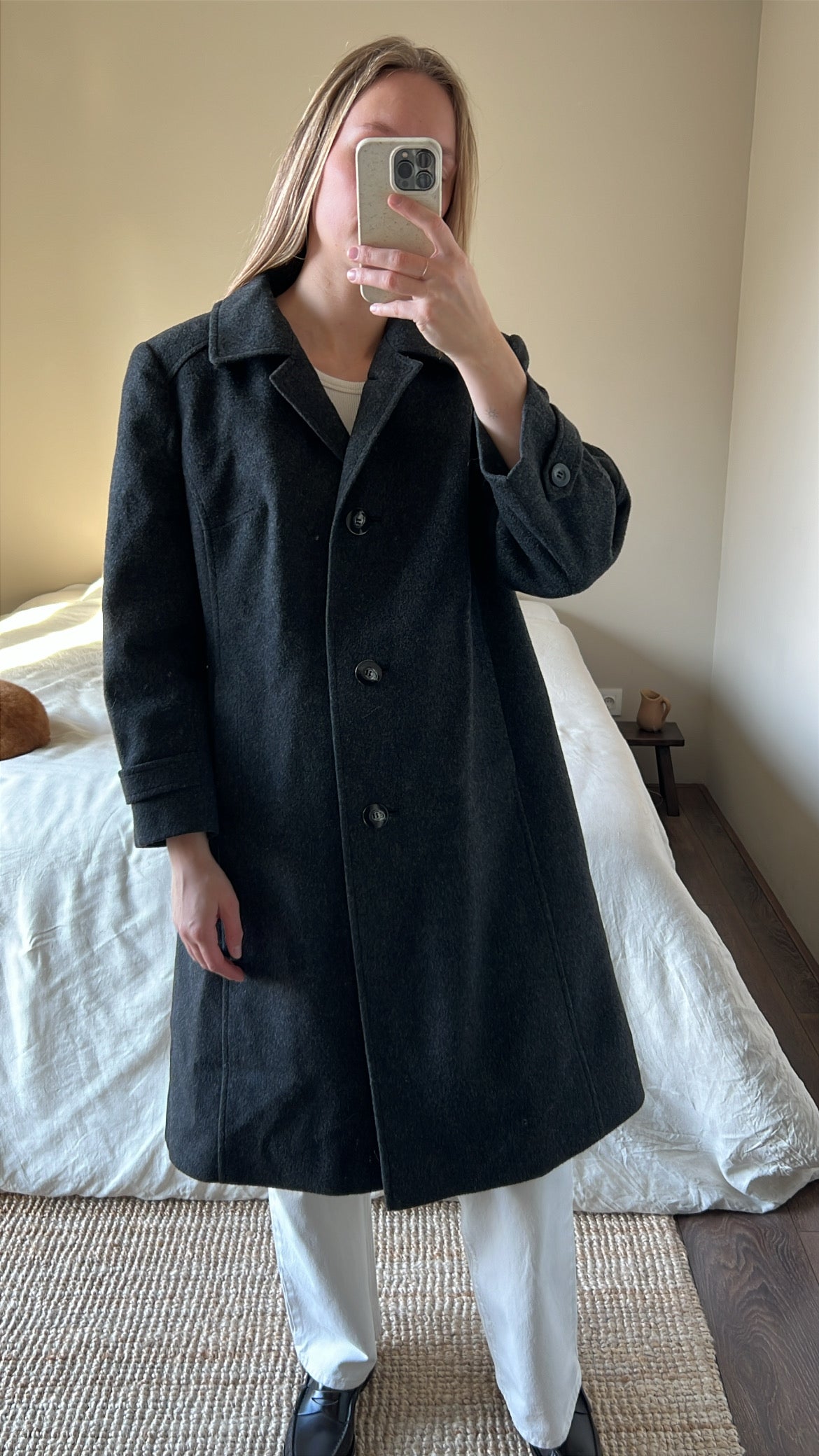 Vintage woolen overcoat