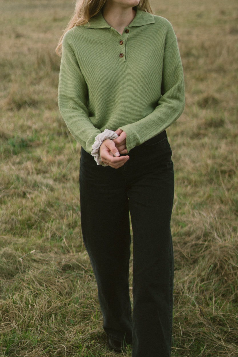 Vintage polo long sleeve
