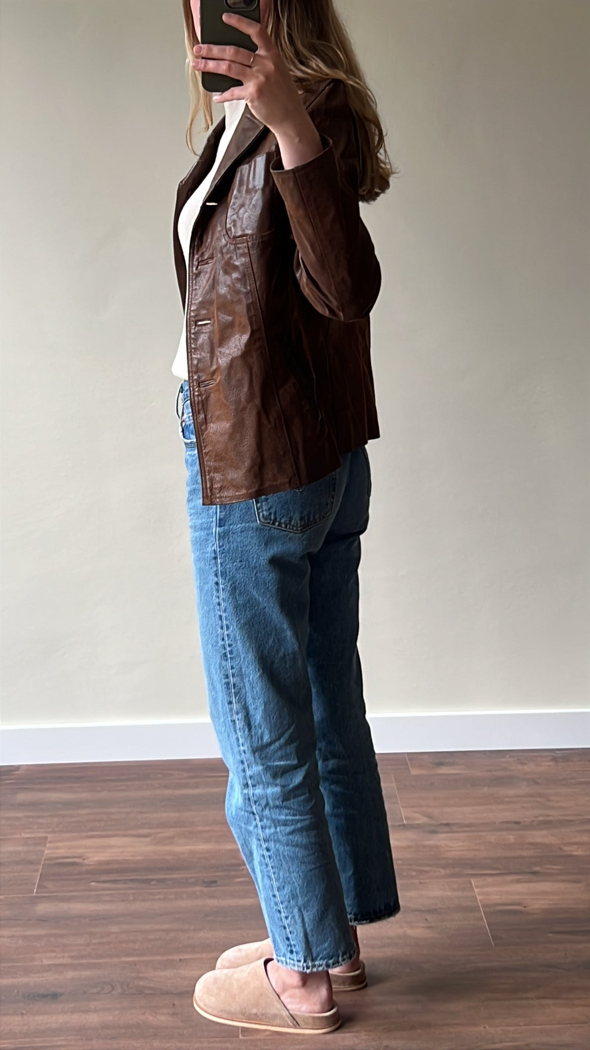 Leather jacket