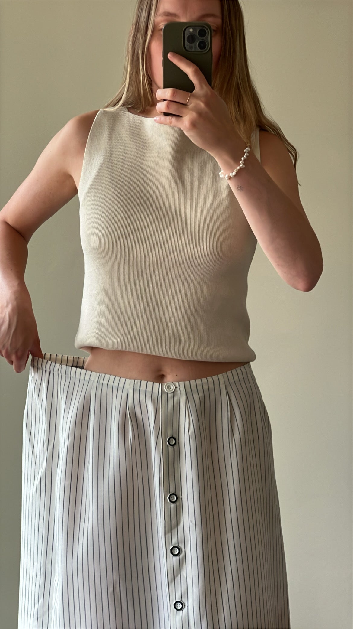 Striped skirt