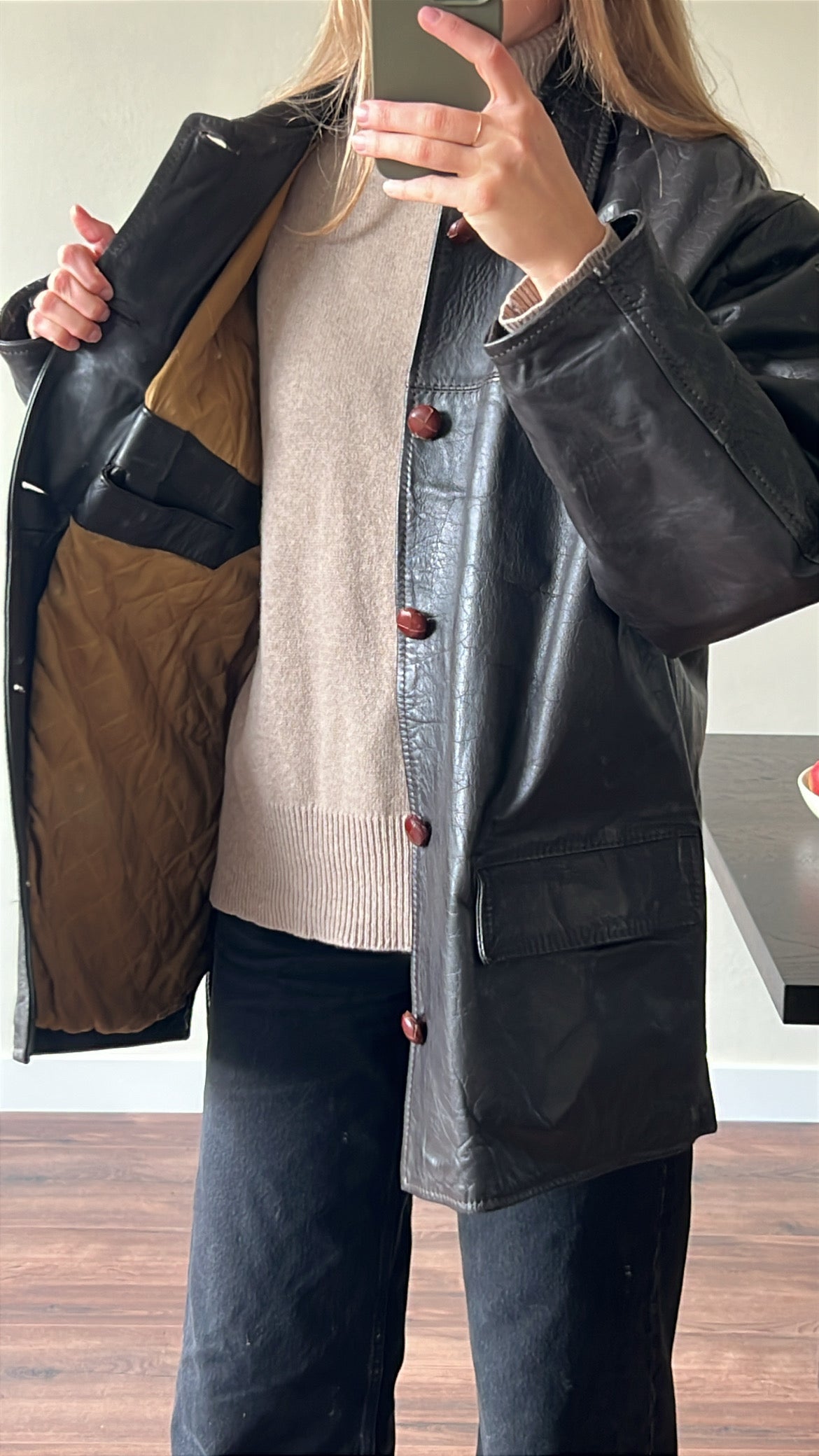 Vintage leather jacket