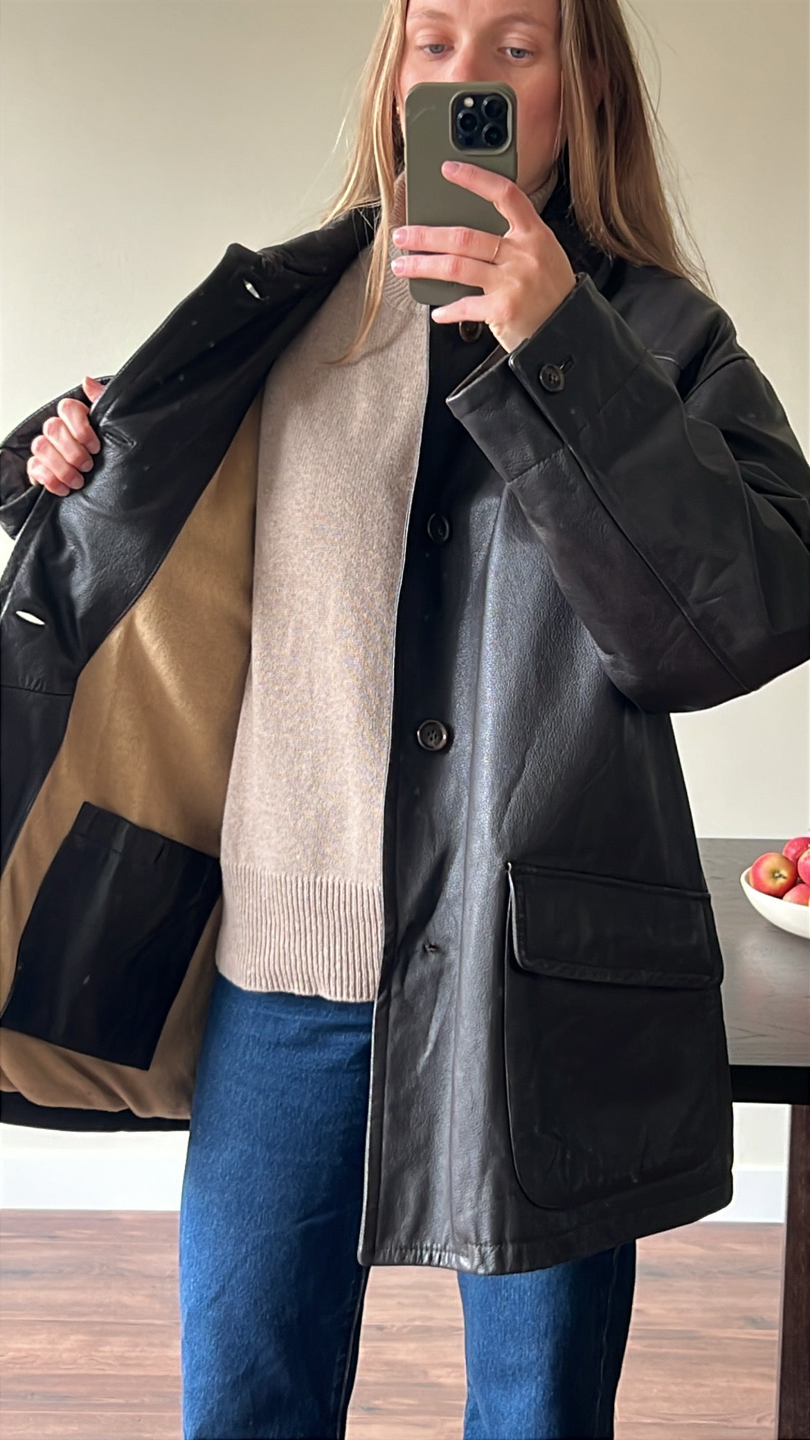 Vintage leather jacket