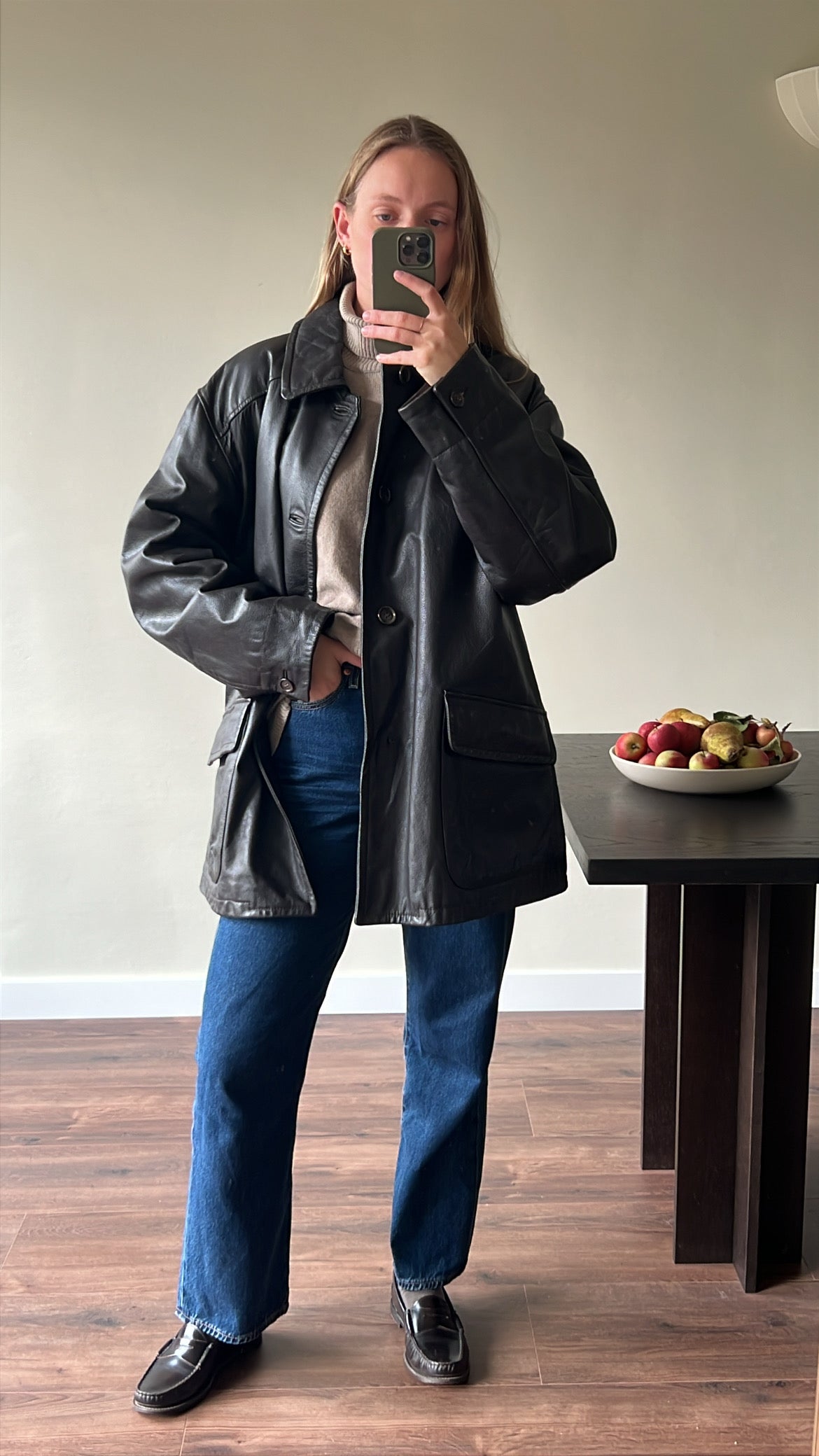 Vintage leather jacket