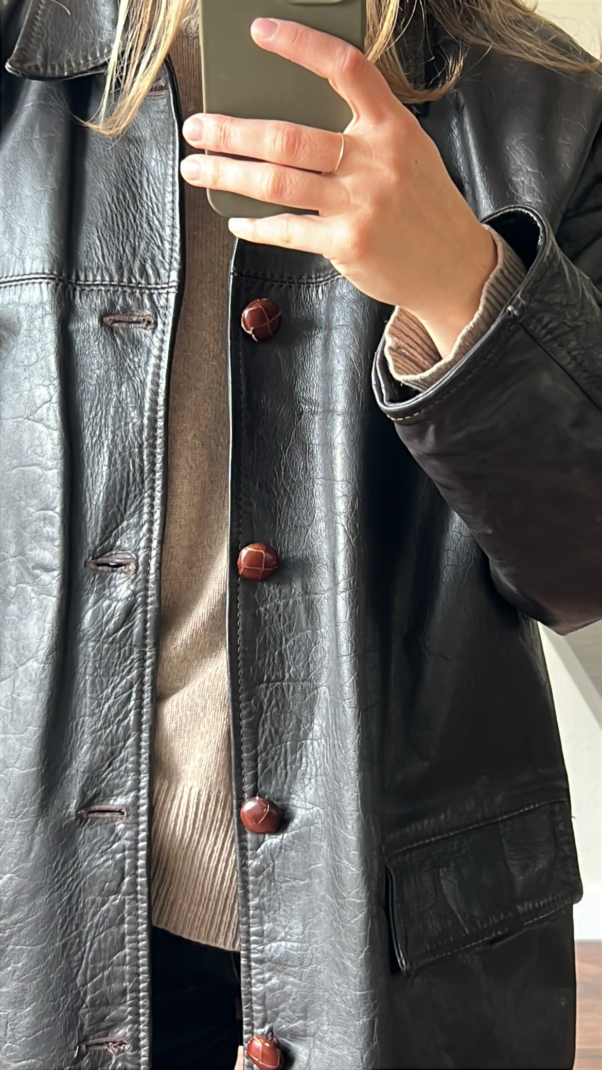 Vintage leather jacket