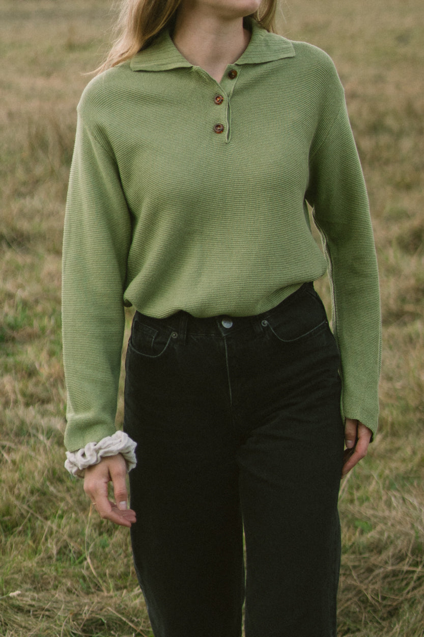 Vintage polo long sleeve