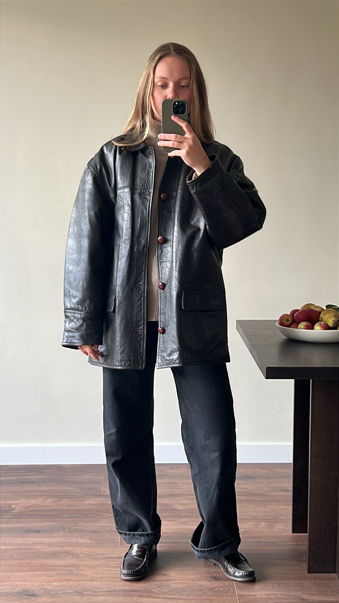 Vintage leather jacket