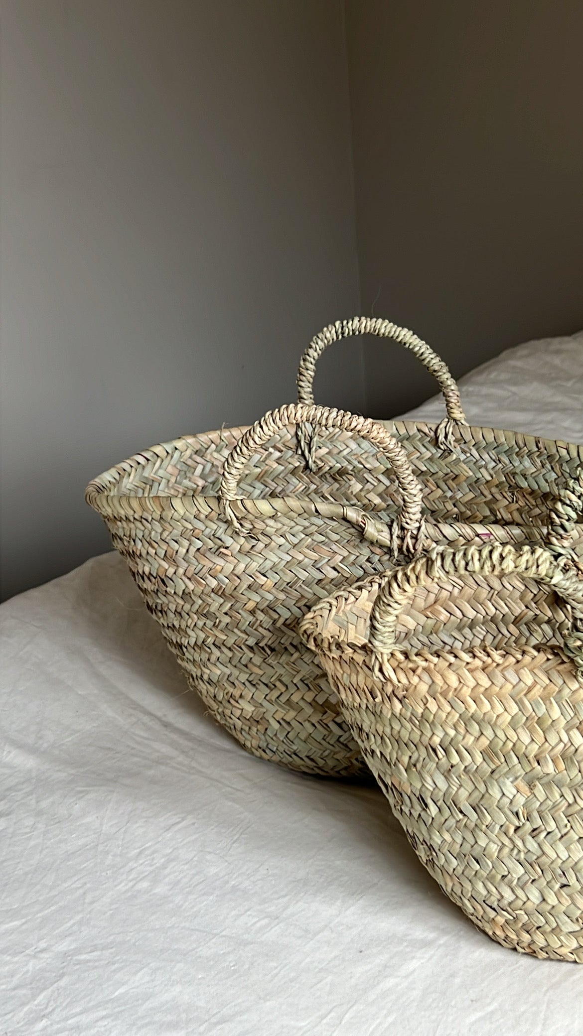 Straw bag medium