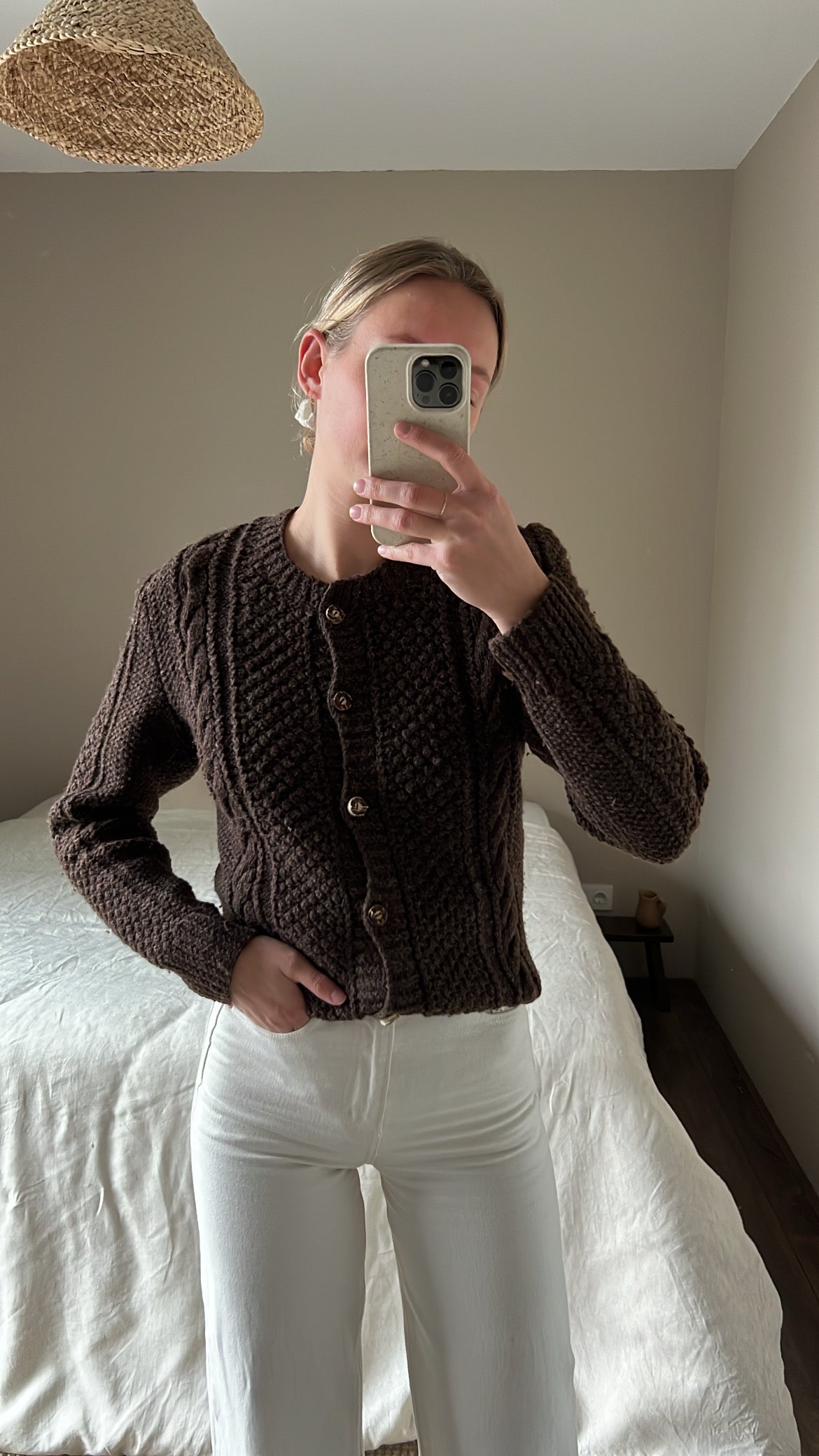 Woolen cardigan