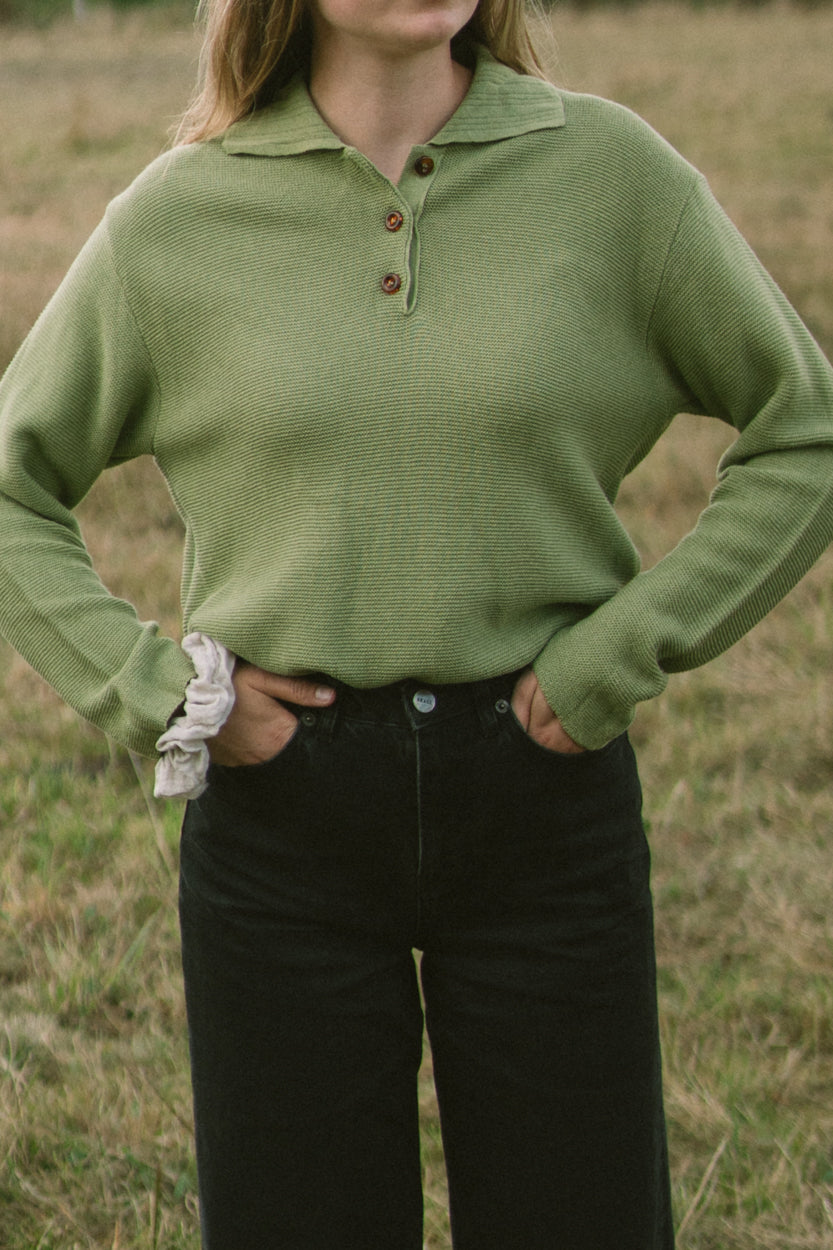 Vintage polo long sleeve