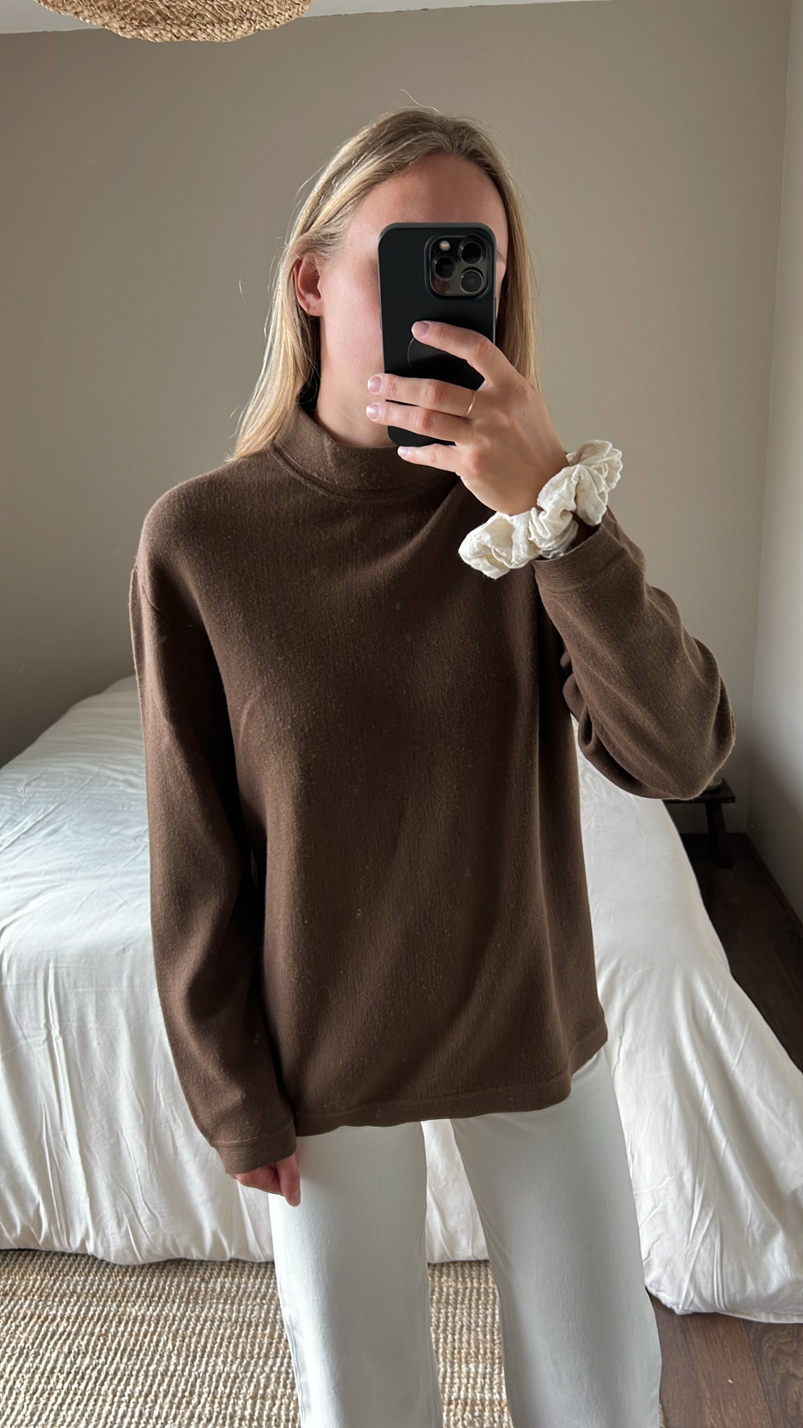 Vintage cotton blend knit