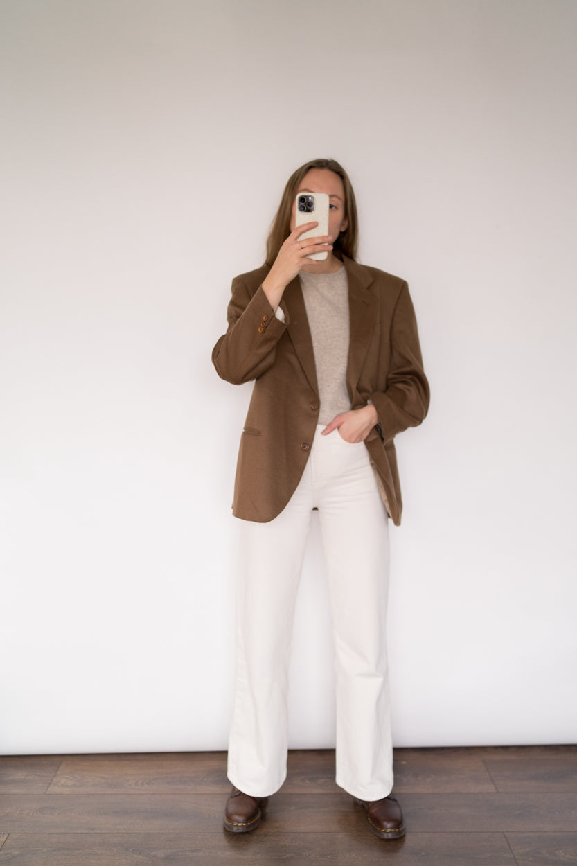 Woolen/cashmere blazer