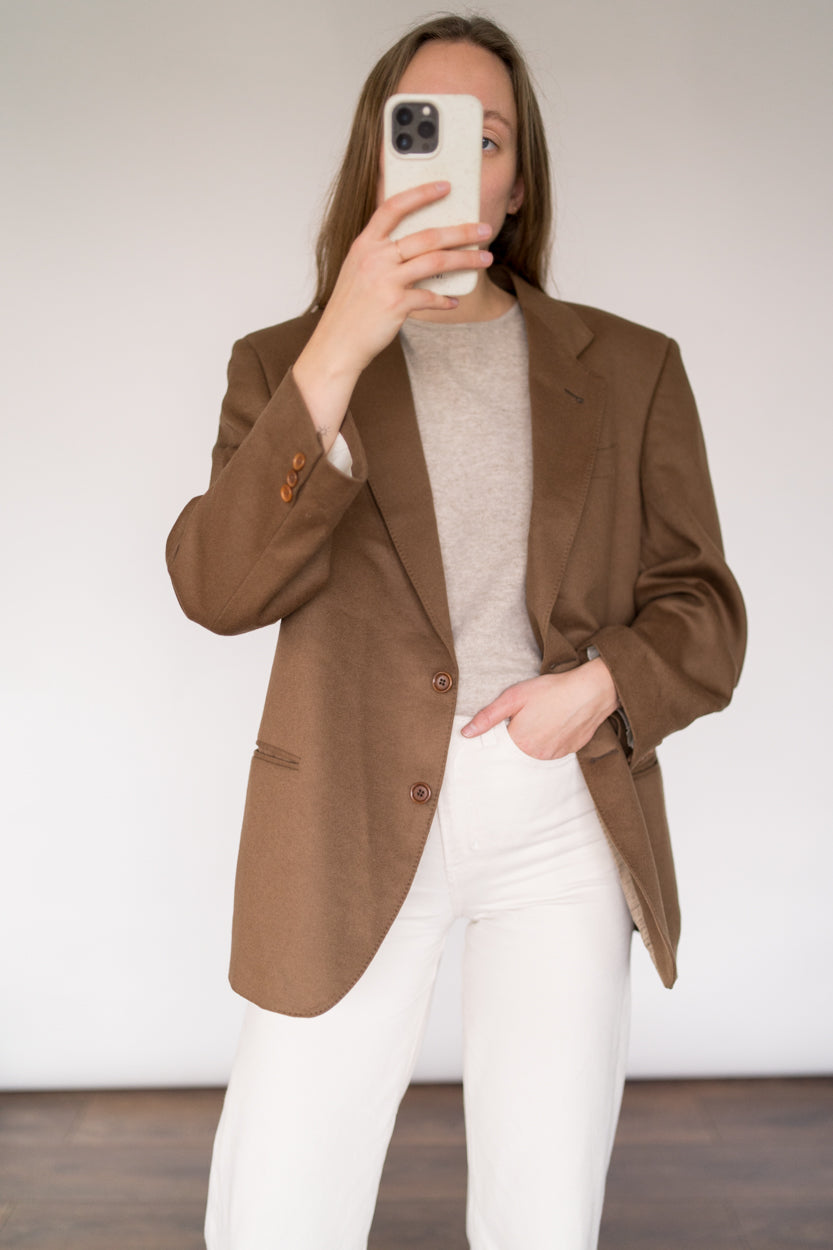 Woolen/cashmere blazer