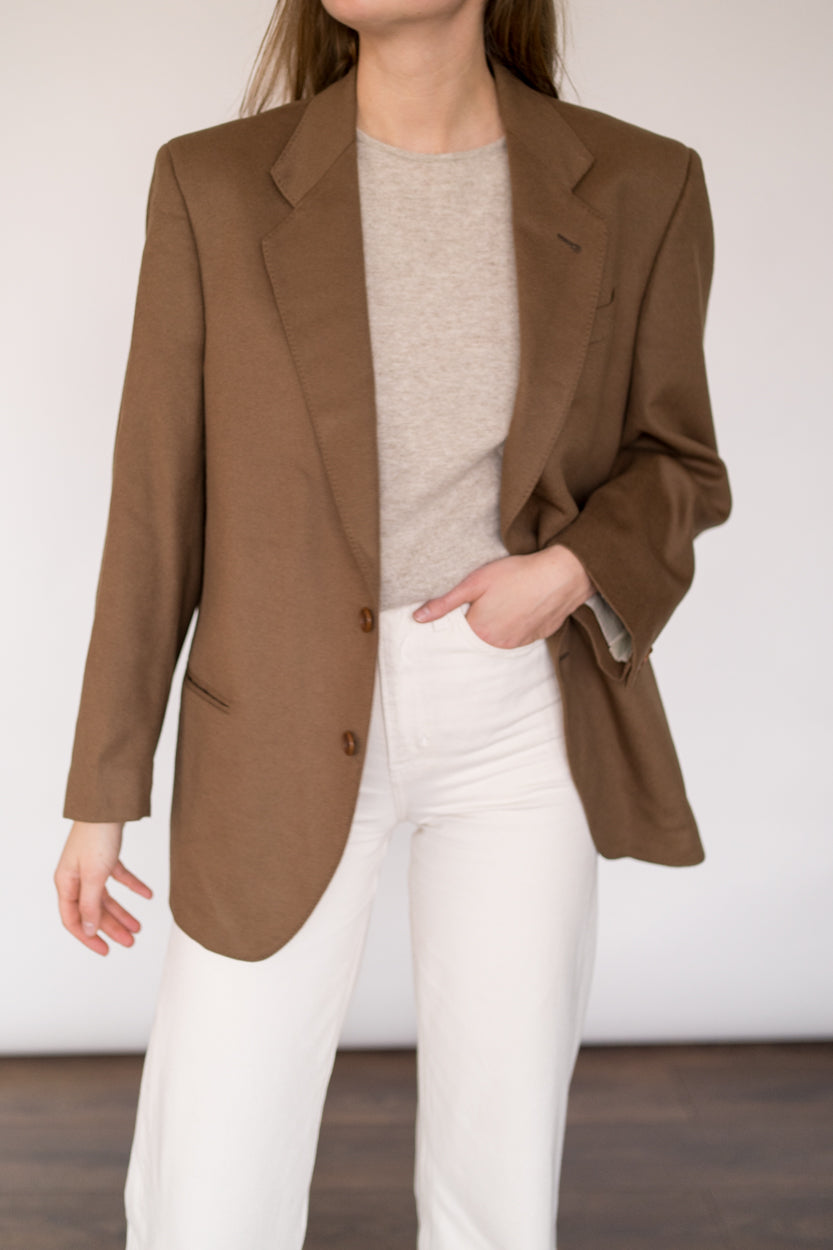 Woolen/cashmere blazer