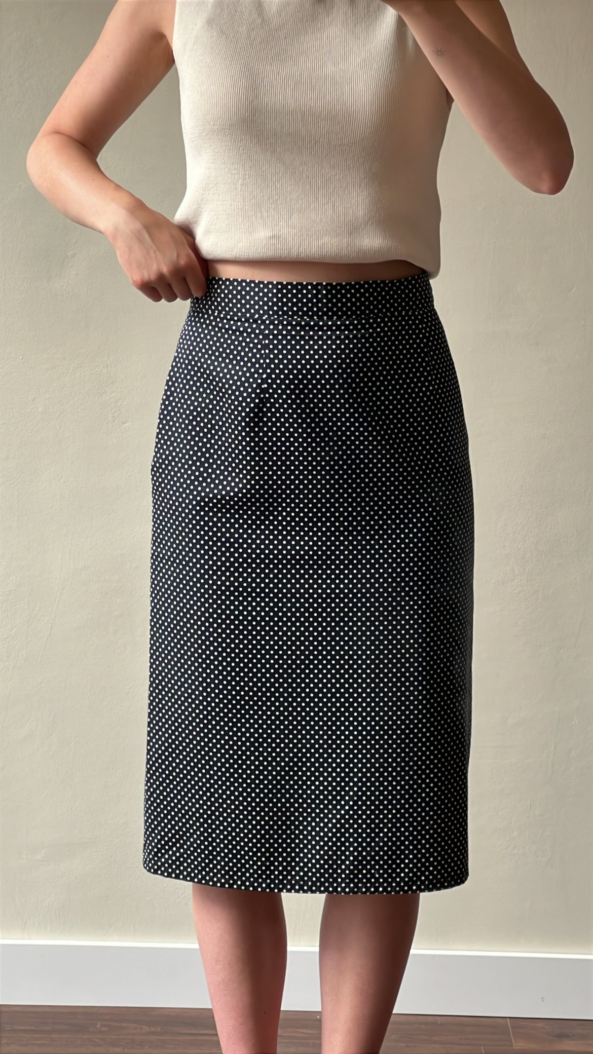 Vintage skirt with dots