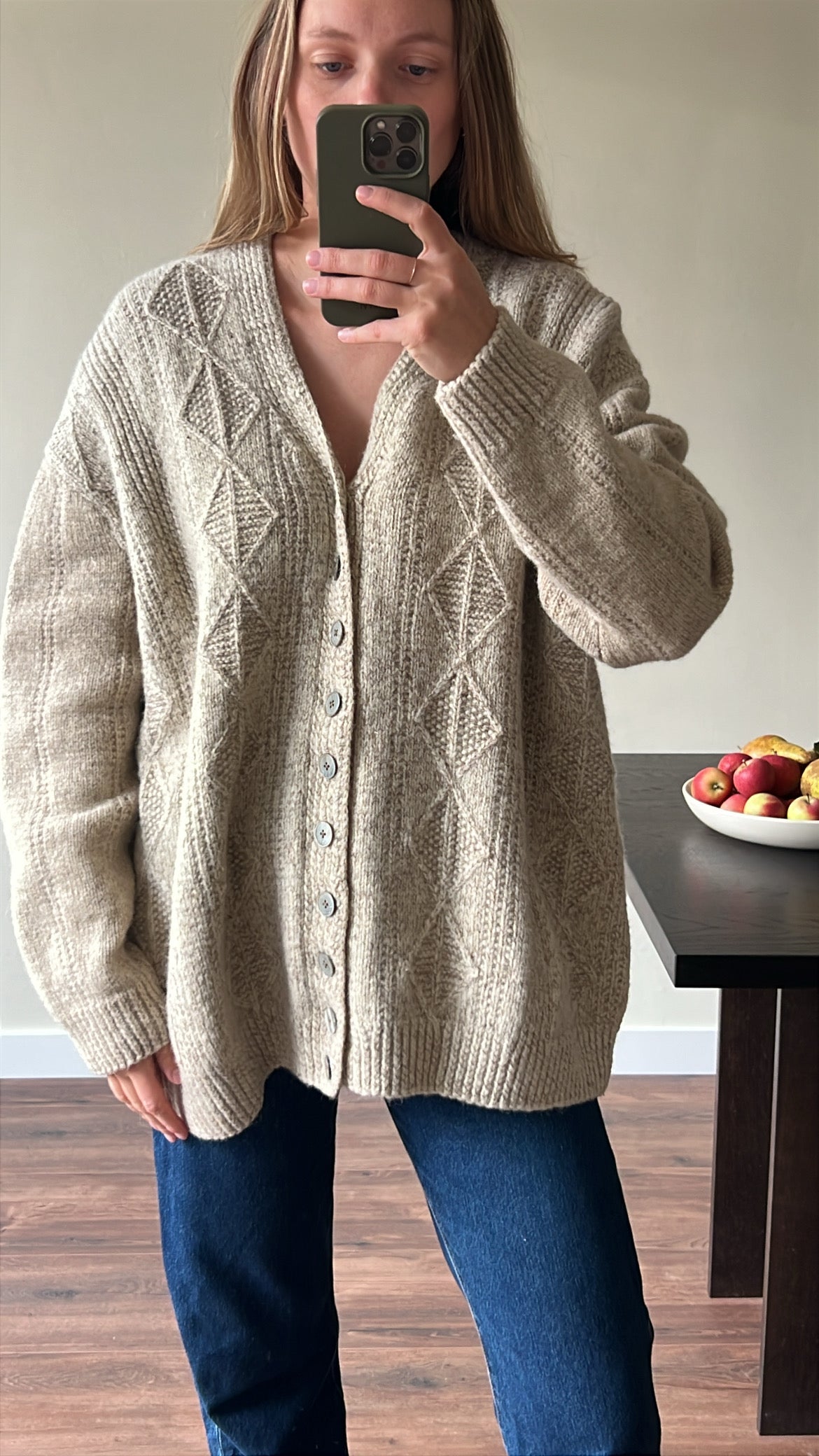 Vintage woolen cardigan