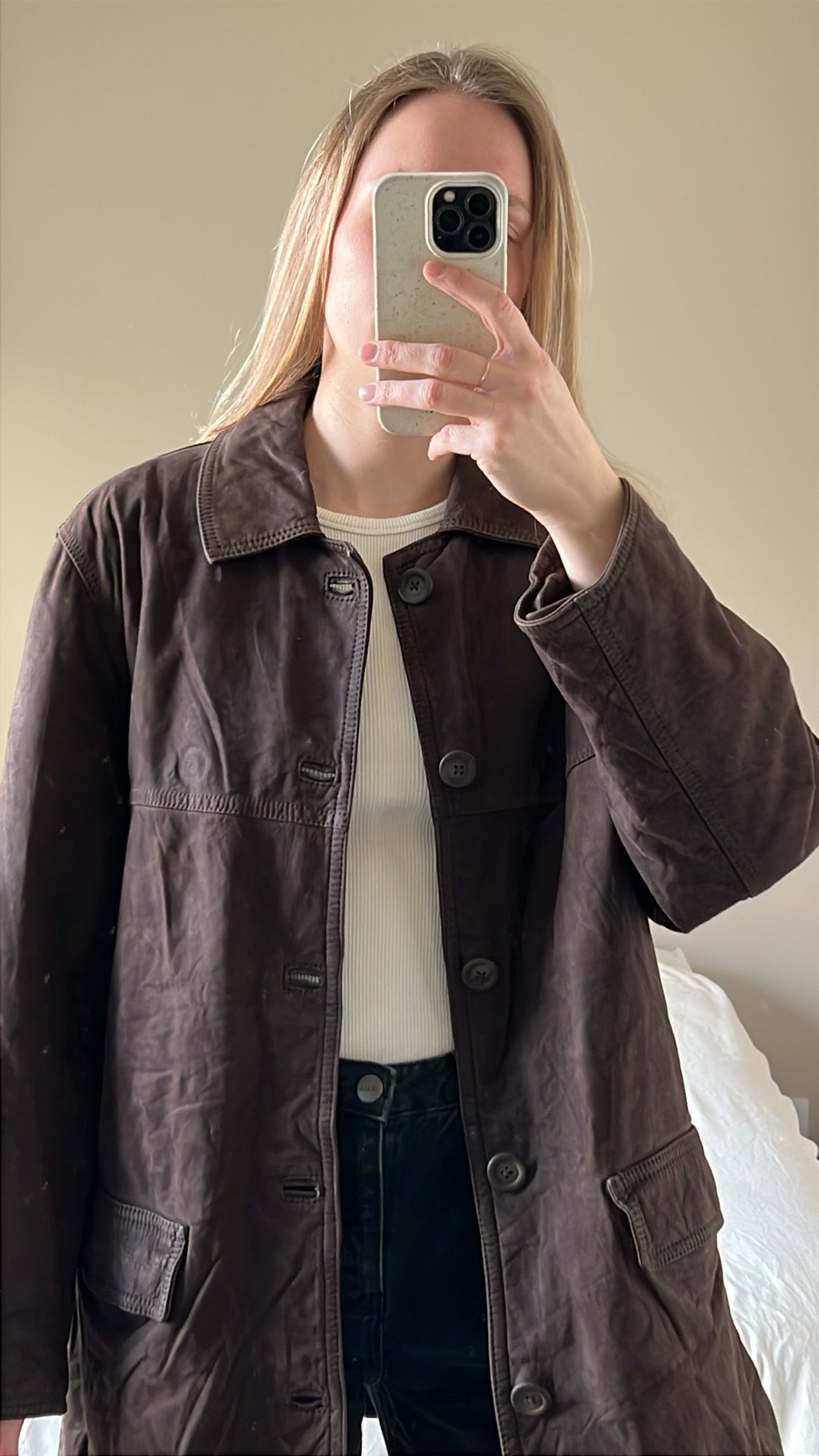 Vintage leather jacket