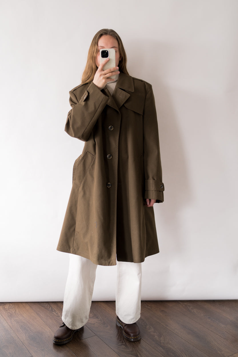 Oversized trench coat