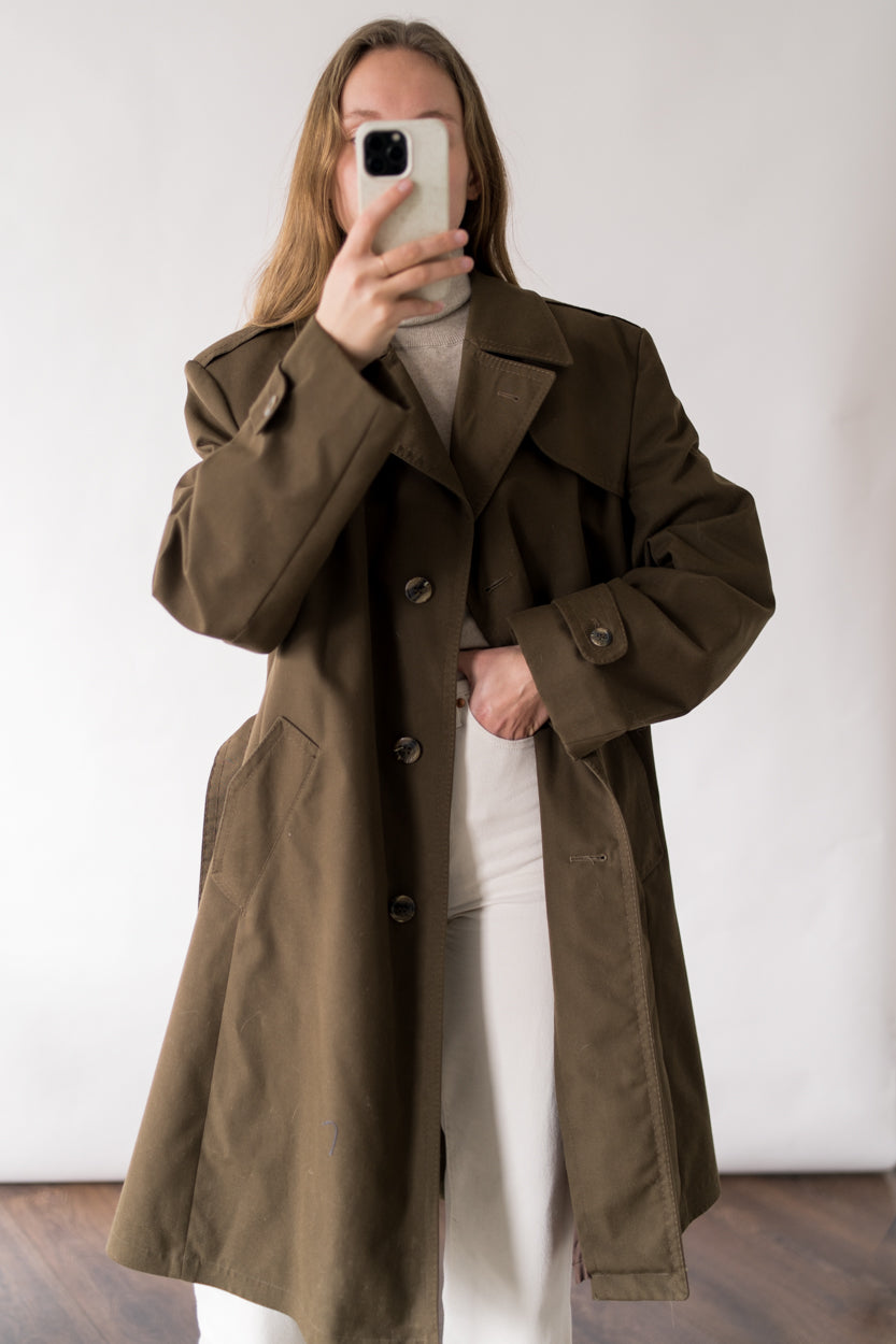Oversized trench coat