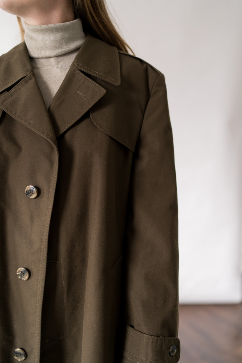 Oversized trench coat