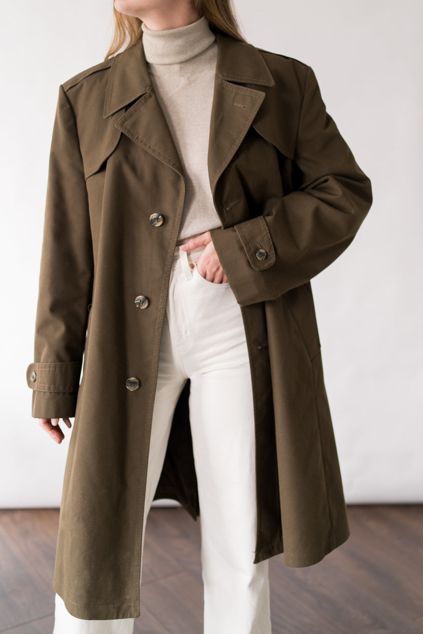 Oversized trench coat