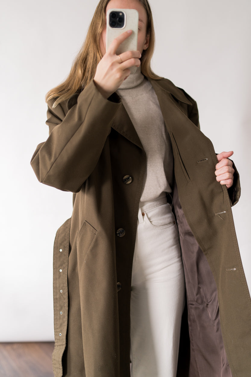 Oversized trench coat