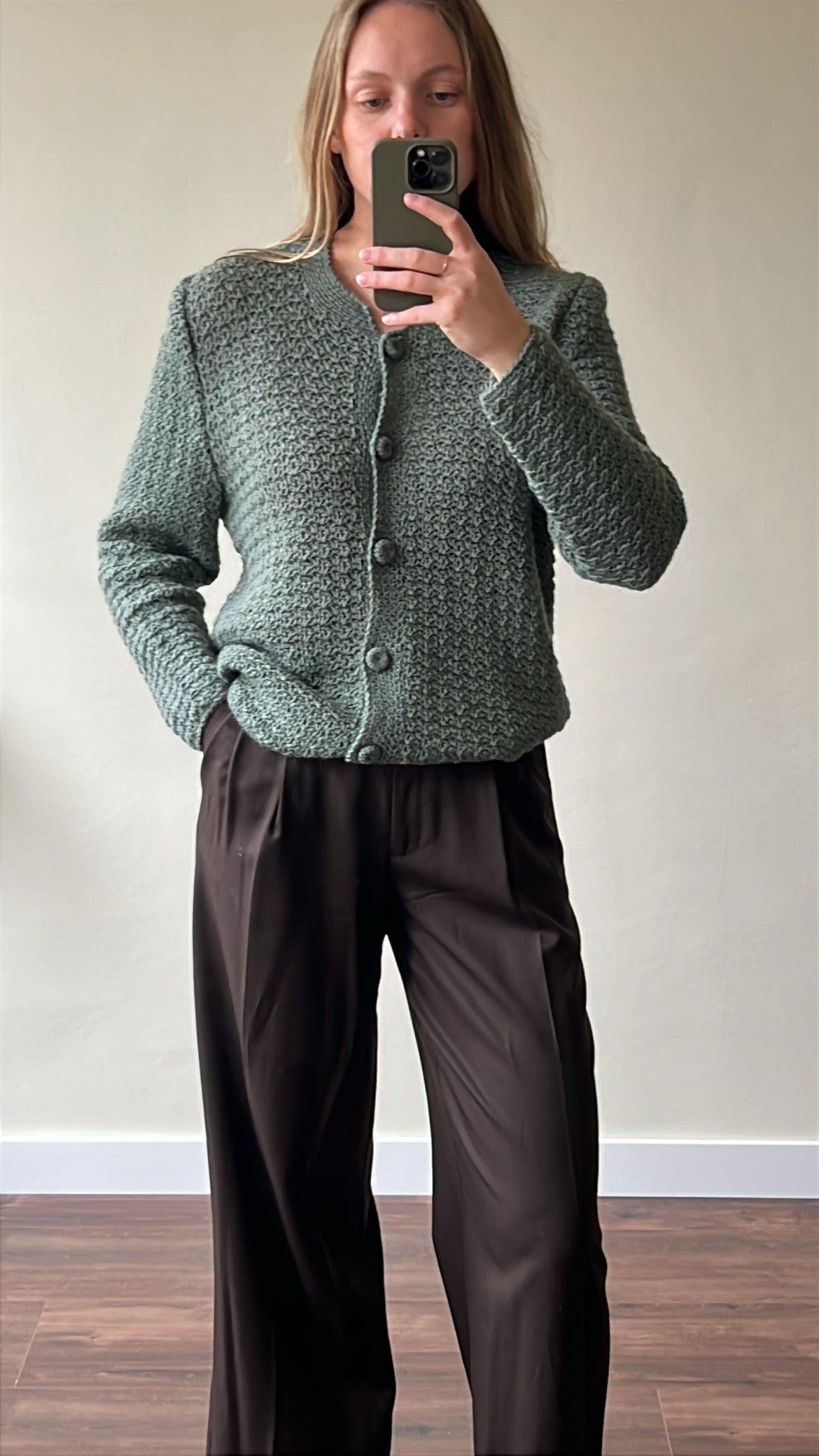 Vintage woolen blend knit