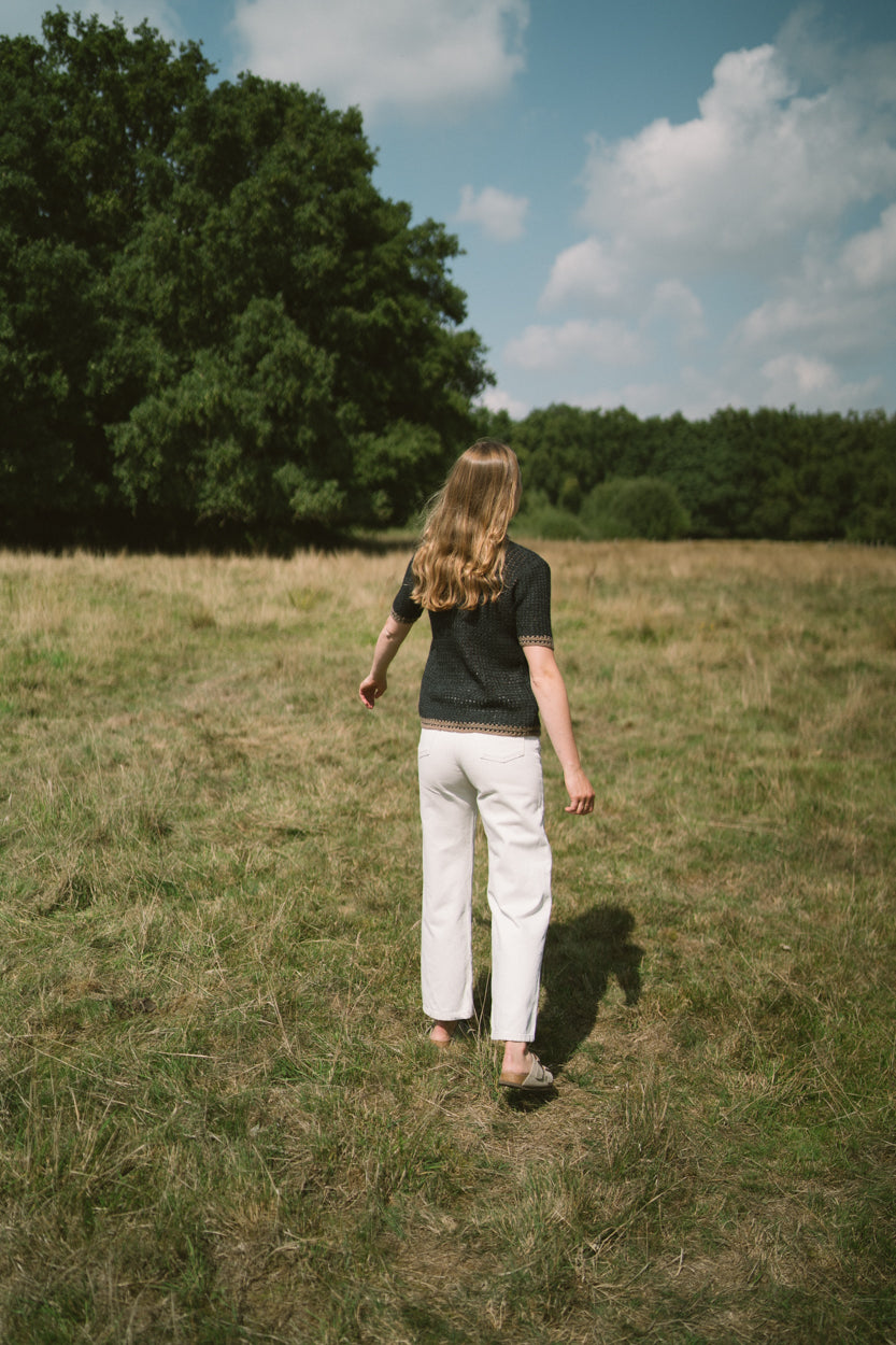 Vintage crocket top
