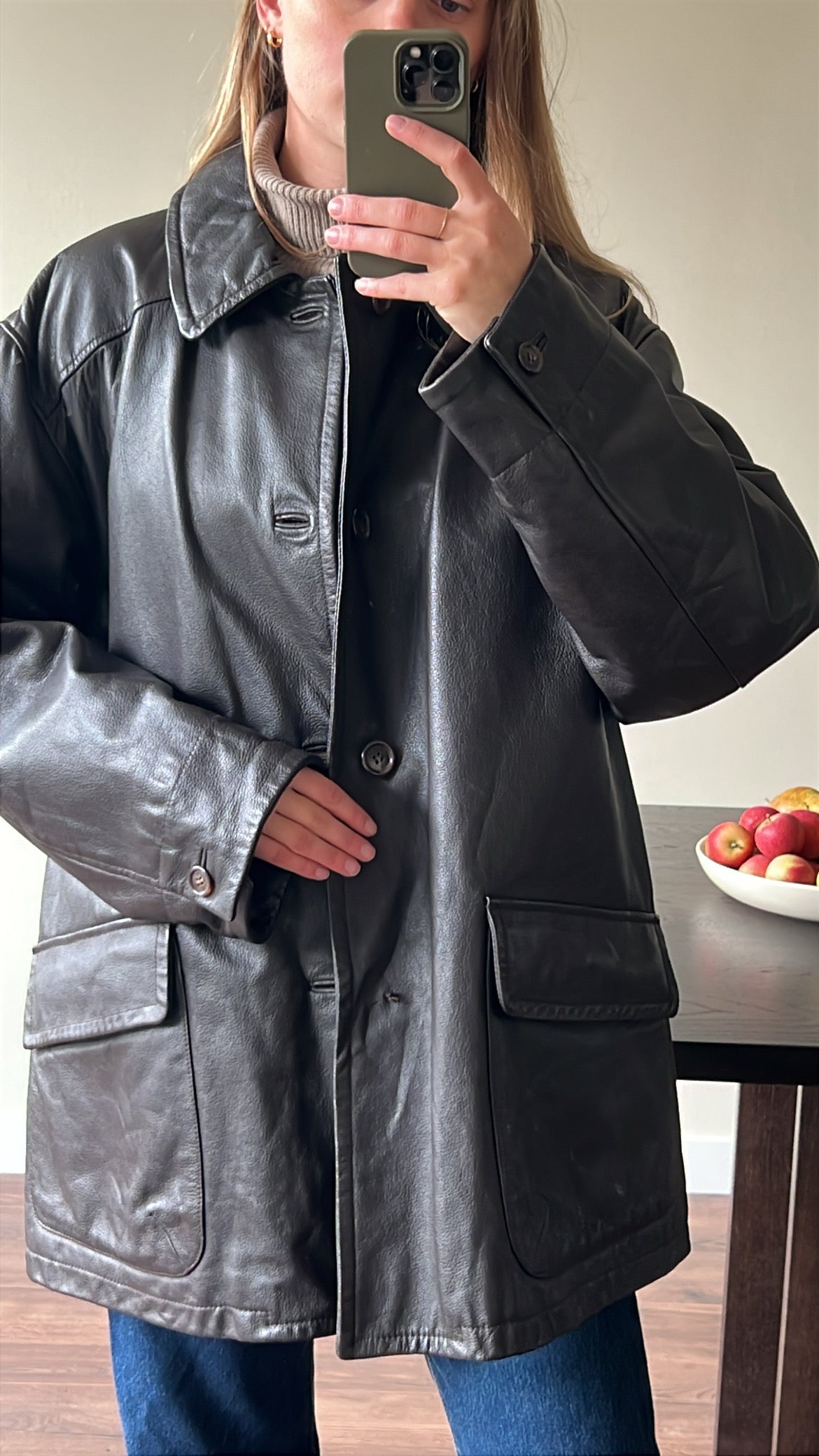 Vintage leather jacket