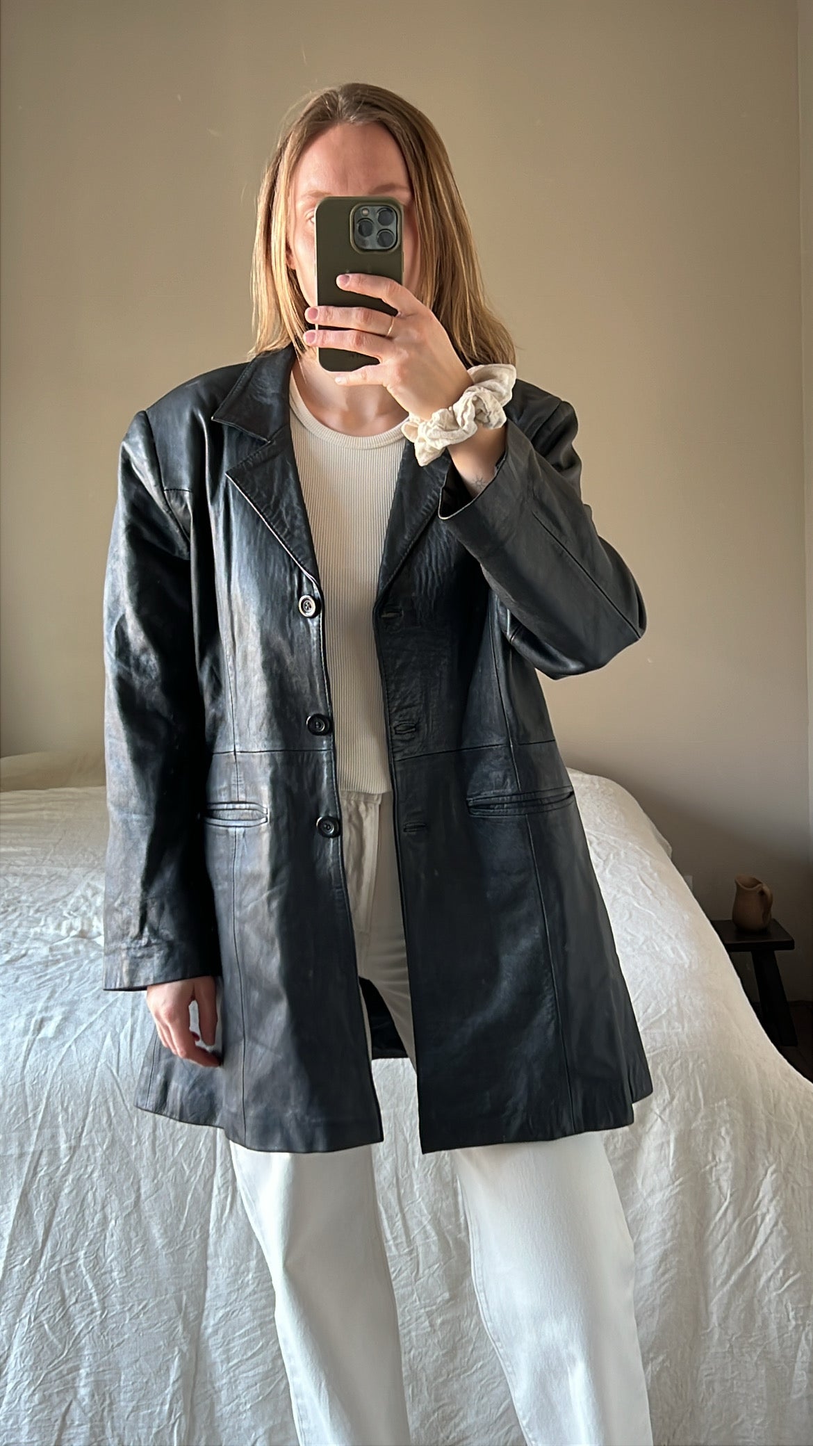 Vintage leather jacket