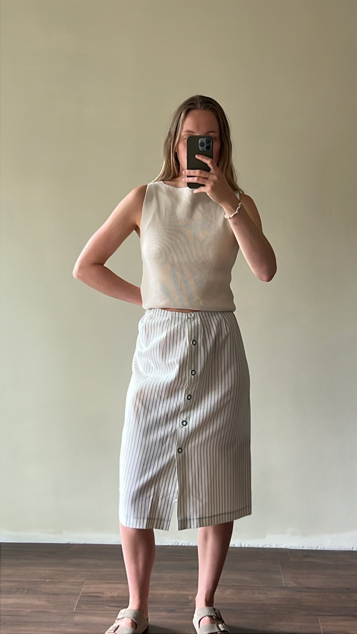 Striped skirt