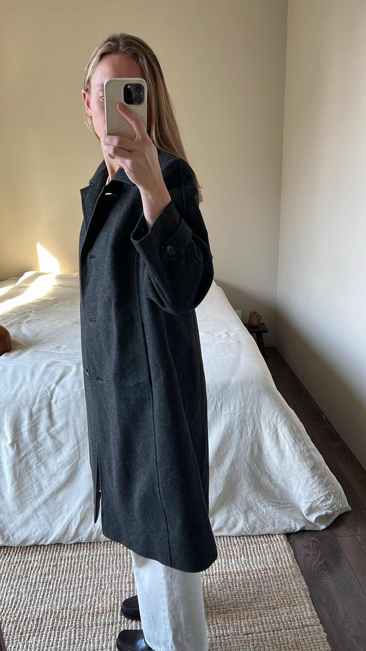 Vintage woolen overcoat