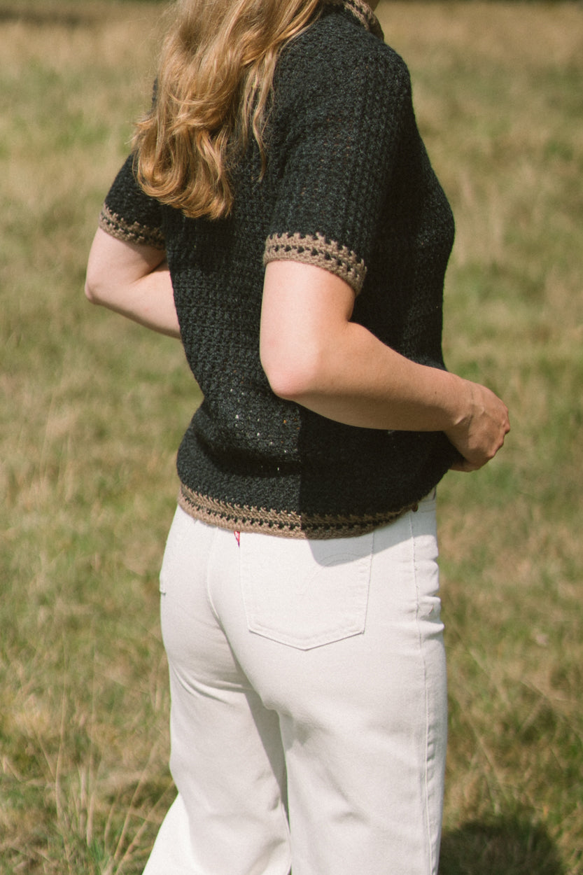 Vintage crocket top