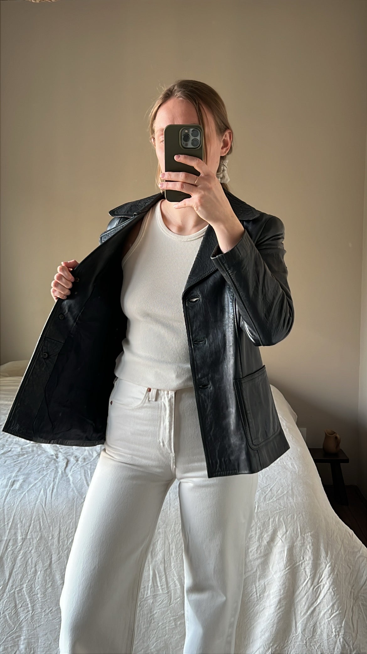 Leather jacket