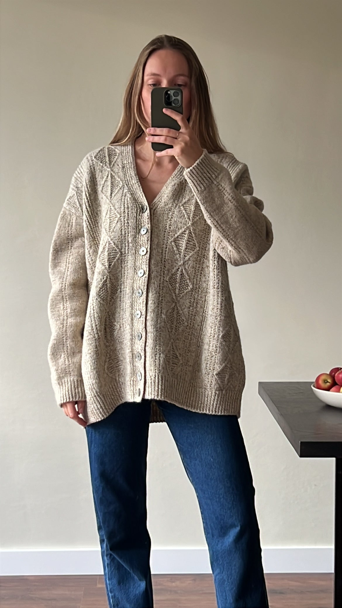 Vintage woolen cardigan