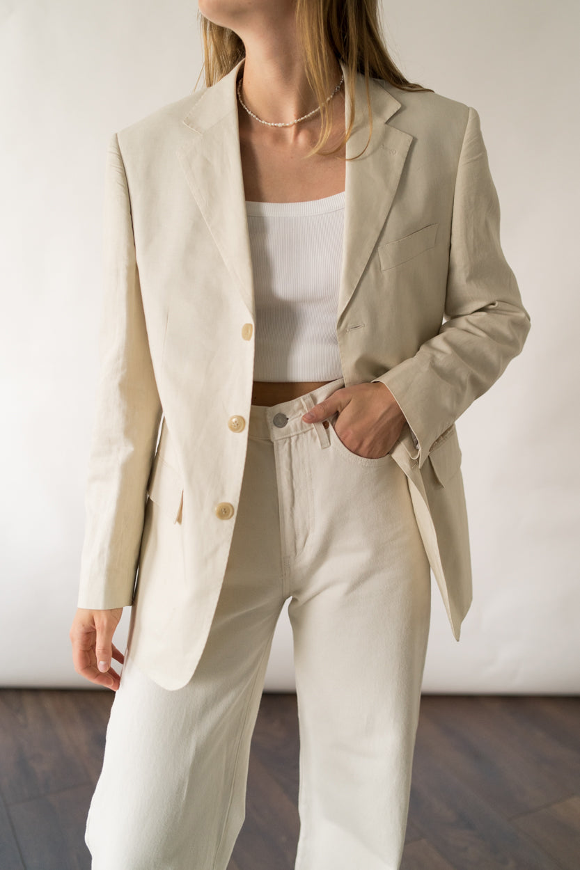 Linen blazer